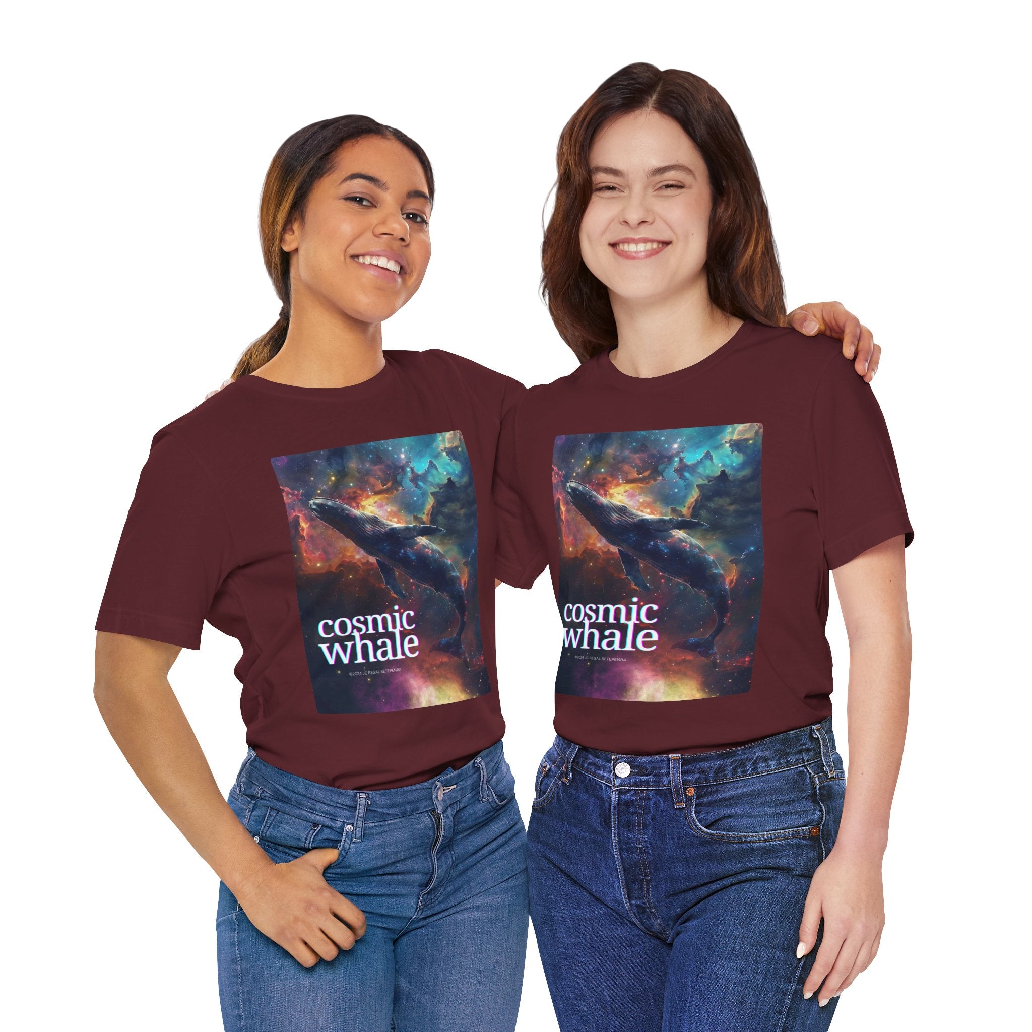Cosmic Whale Unisex Jersey Short Sleeve Tee