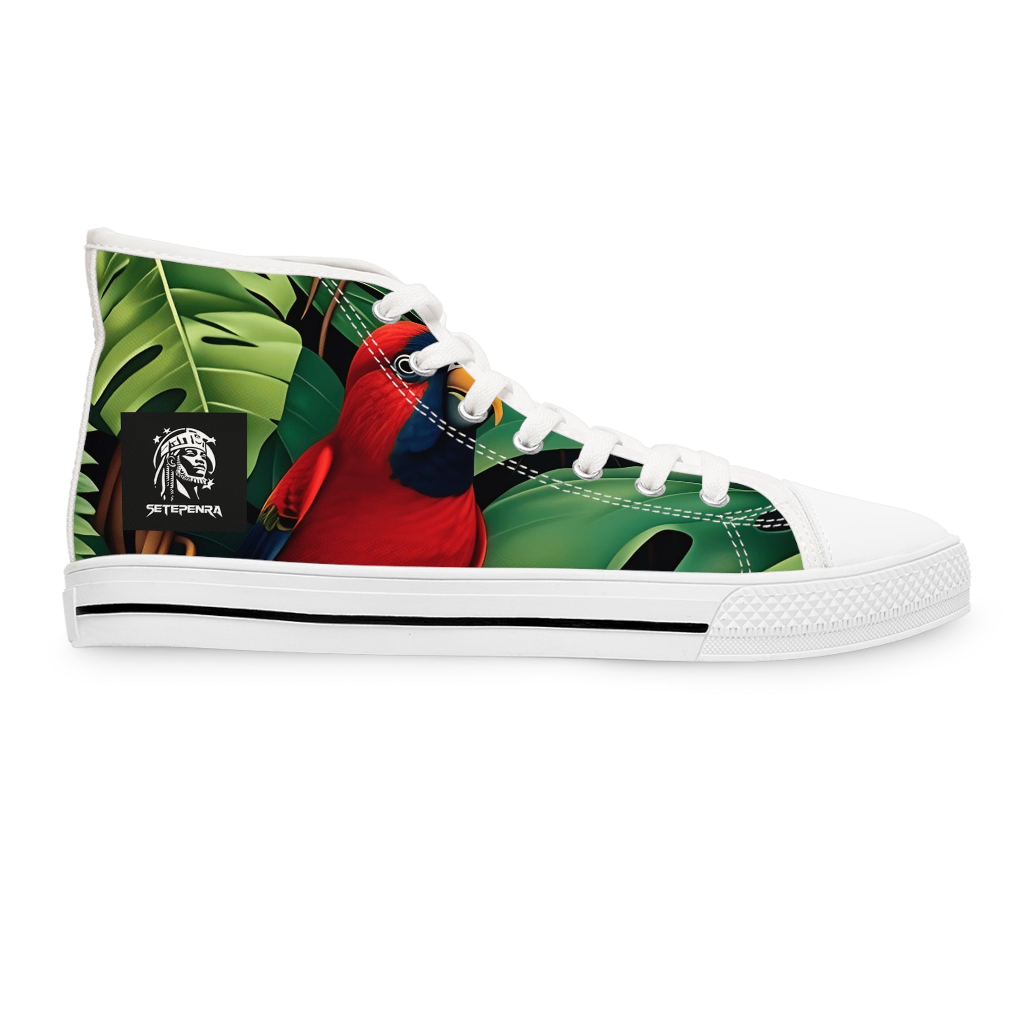 Tri-Parrot Women's High Top Sneakers SETEPENRA Shoes.