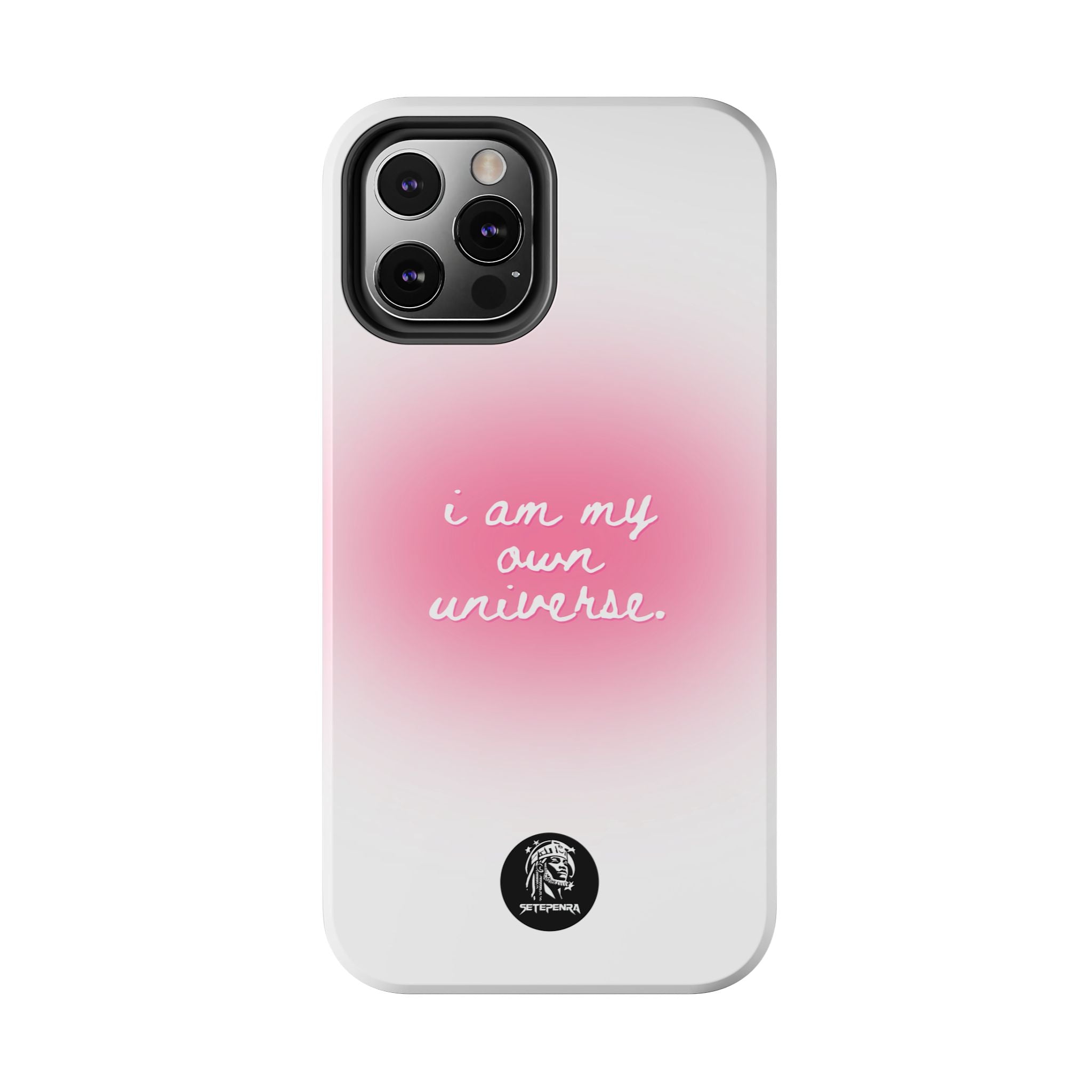 I Am My Own Universe Tough Phone Case (For iPhone, Galaxy & More) - White