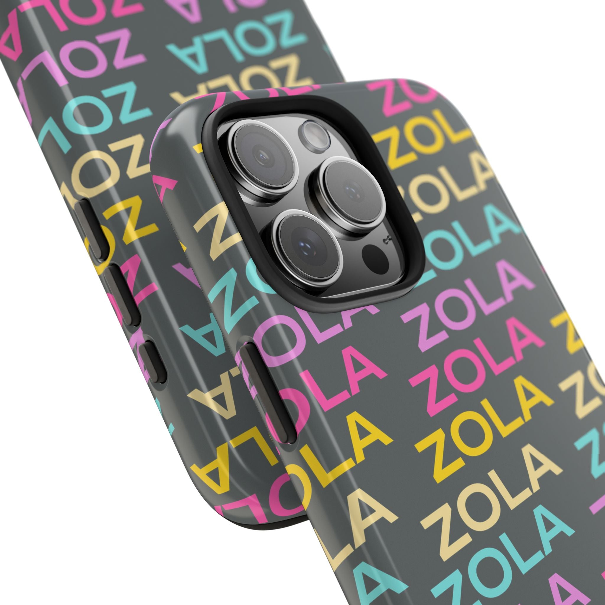 Zola Tough Phone Case (For iPhone, Galaxy & More) - Dark Grey