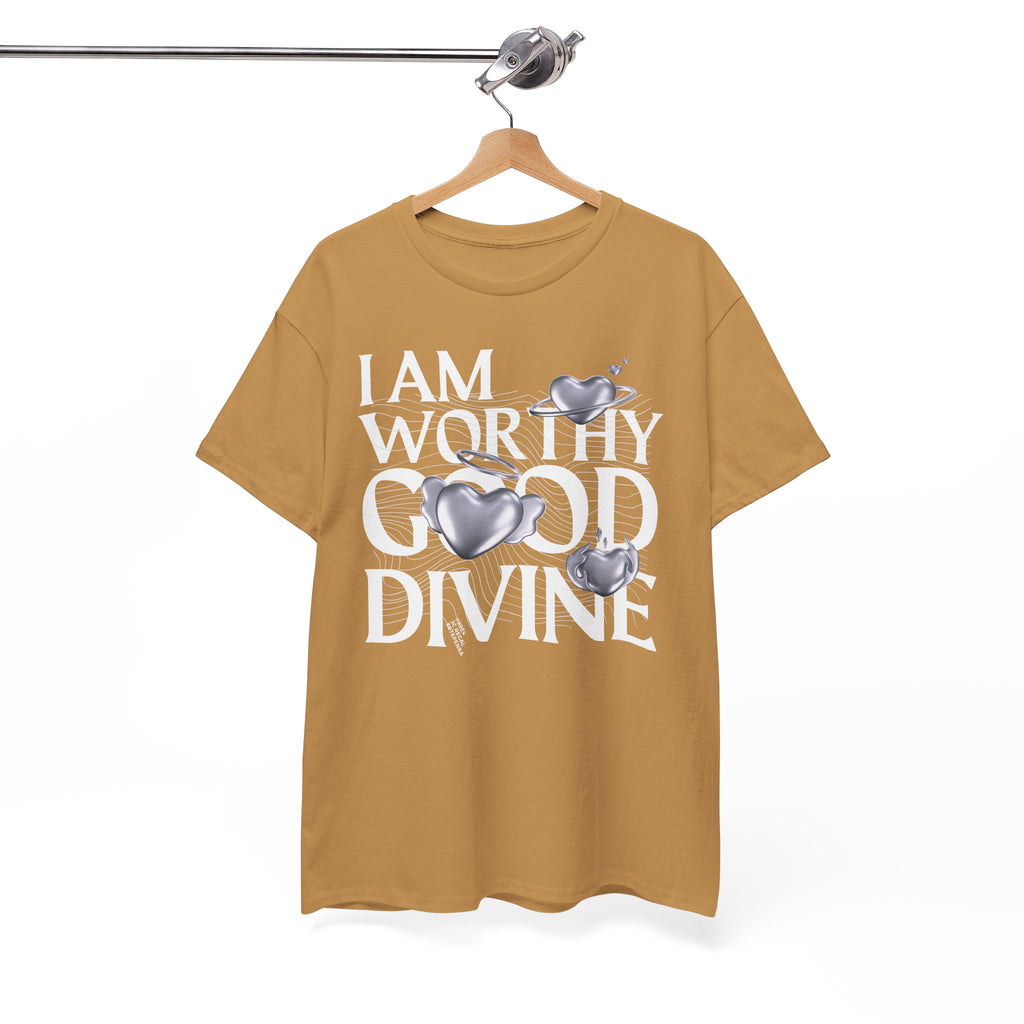 I AM WORTHY GOOD DIVINE Unisex Heavy Cotton Tee