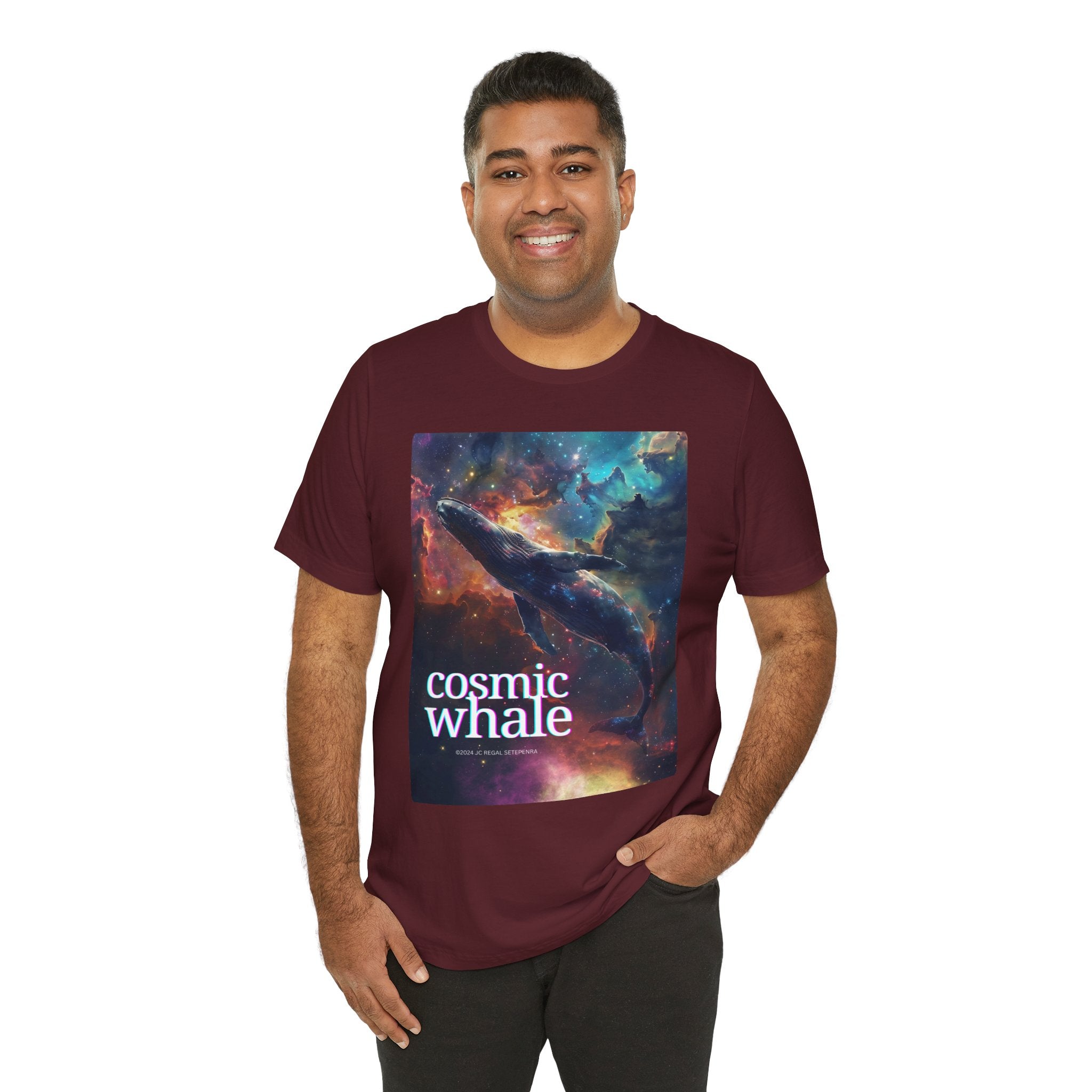 Cosmic Whale Unisex Jersey Short Sleeve Tee