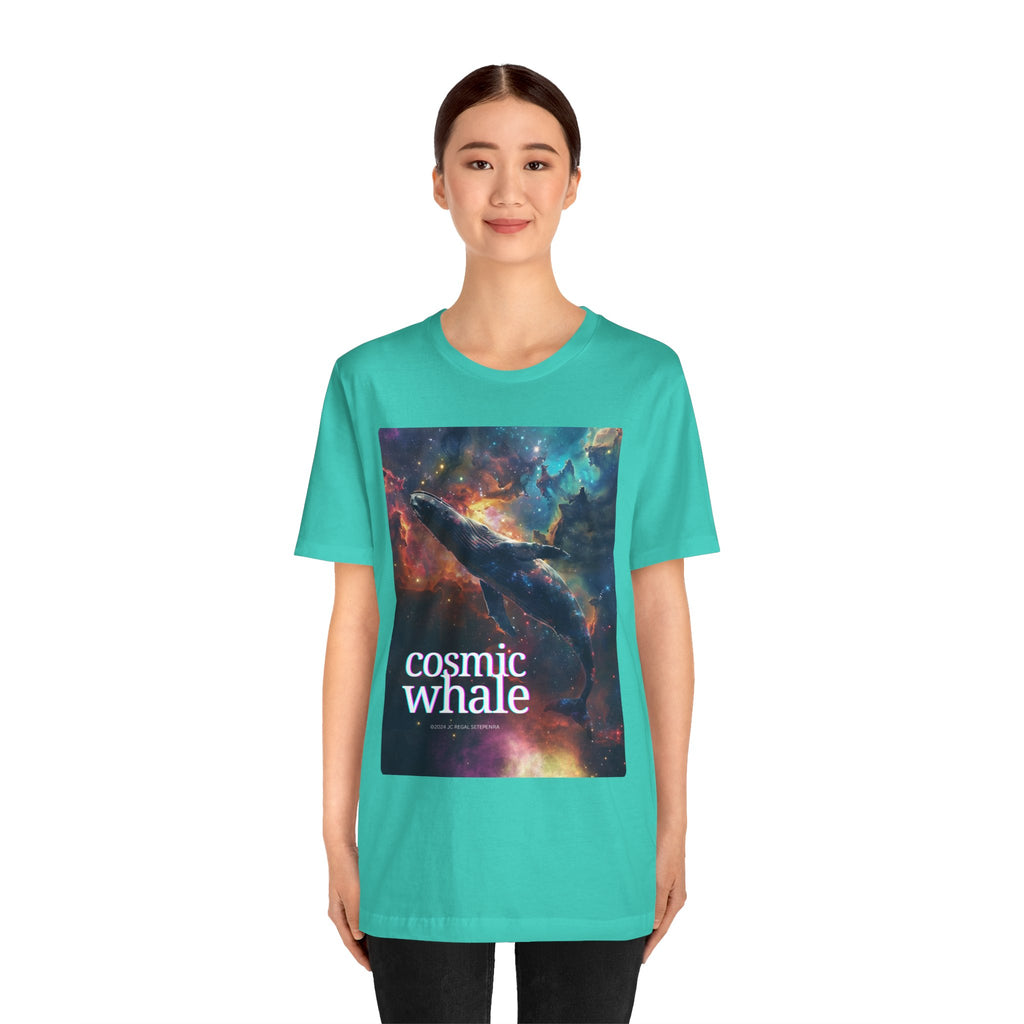 Cosmic Whale Unisex Jersey Short Sleeve Tee