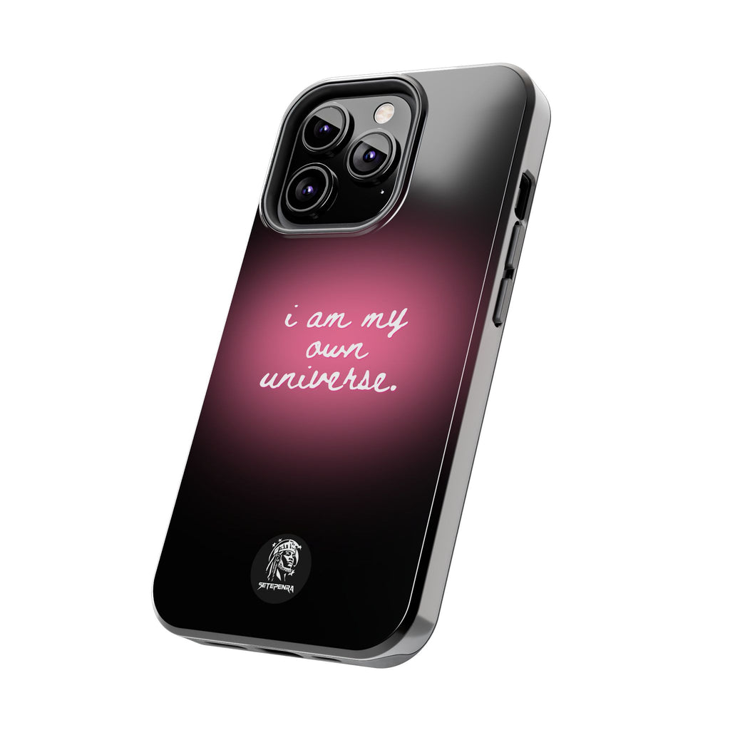 I Am My Own Universe Tough Phone Case (For iPhone, Galaxy & More) - Black