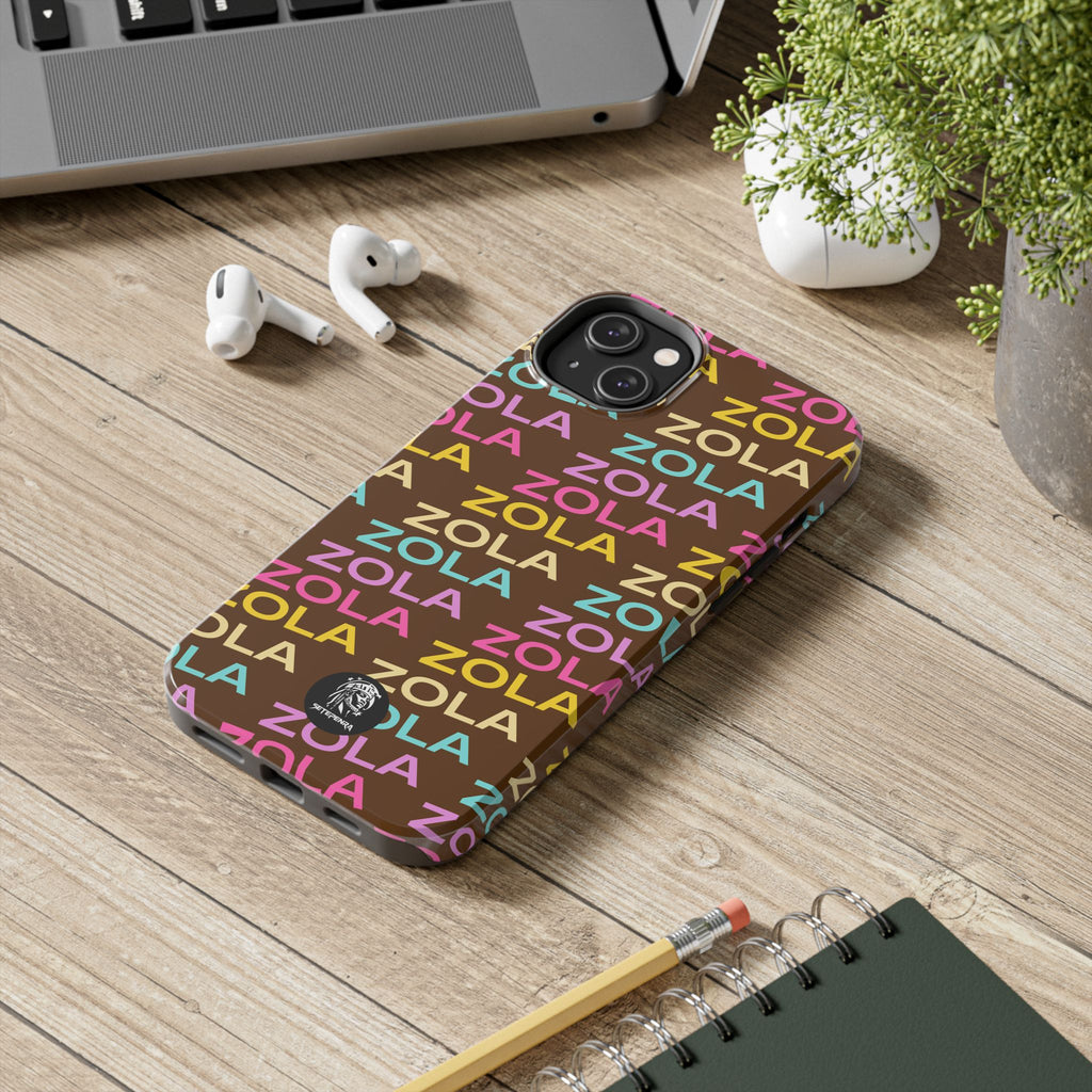 Zola Tough Phone Case (For iPhone, Galaxy & More) - Brown