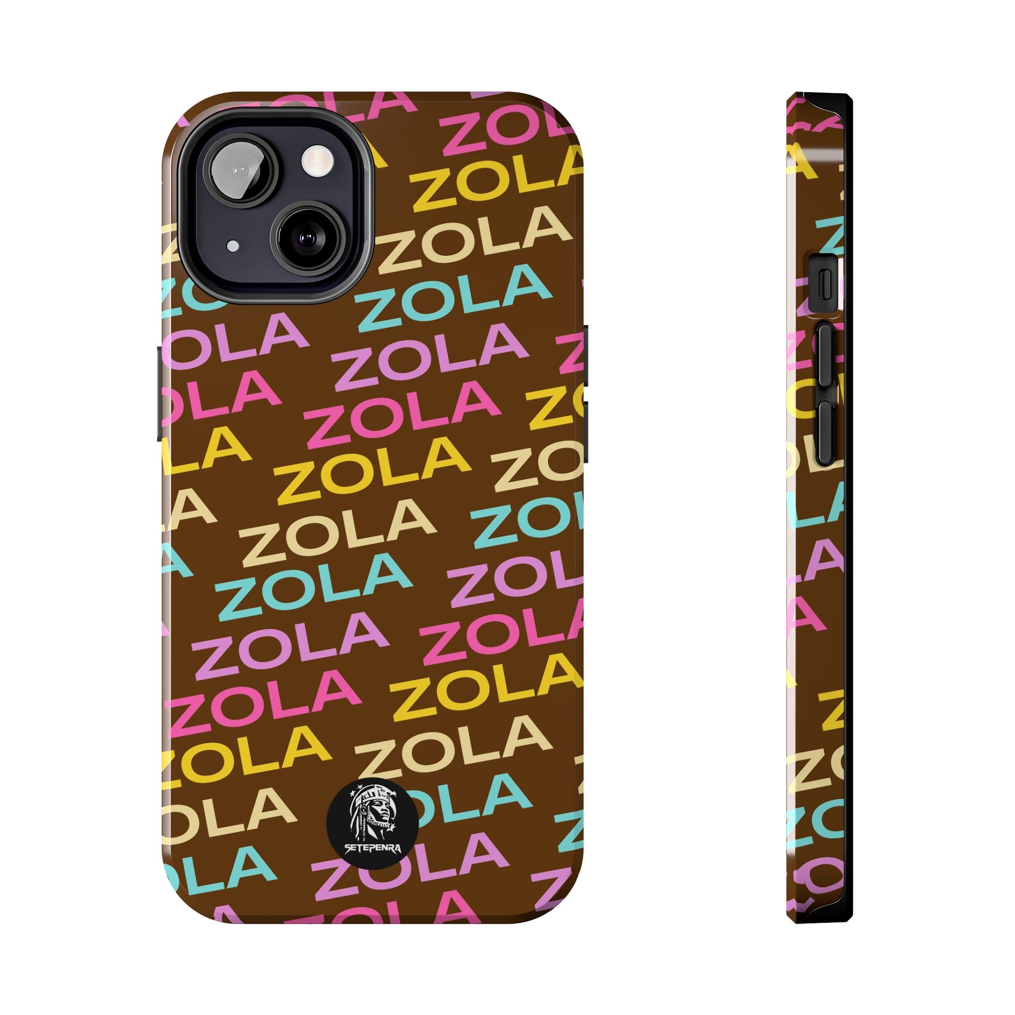 Zola Tough Phone Case (For iPhone, Galaxy & More) - Brown SETEPENRA Phone Case.