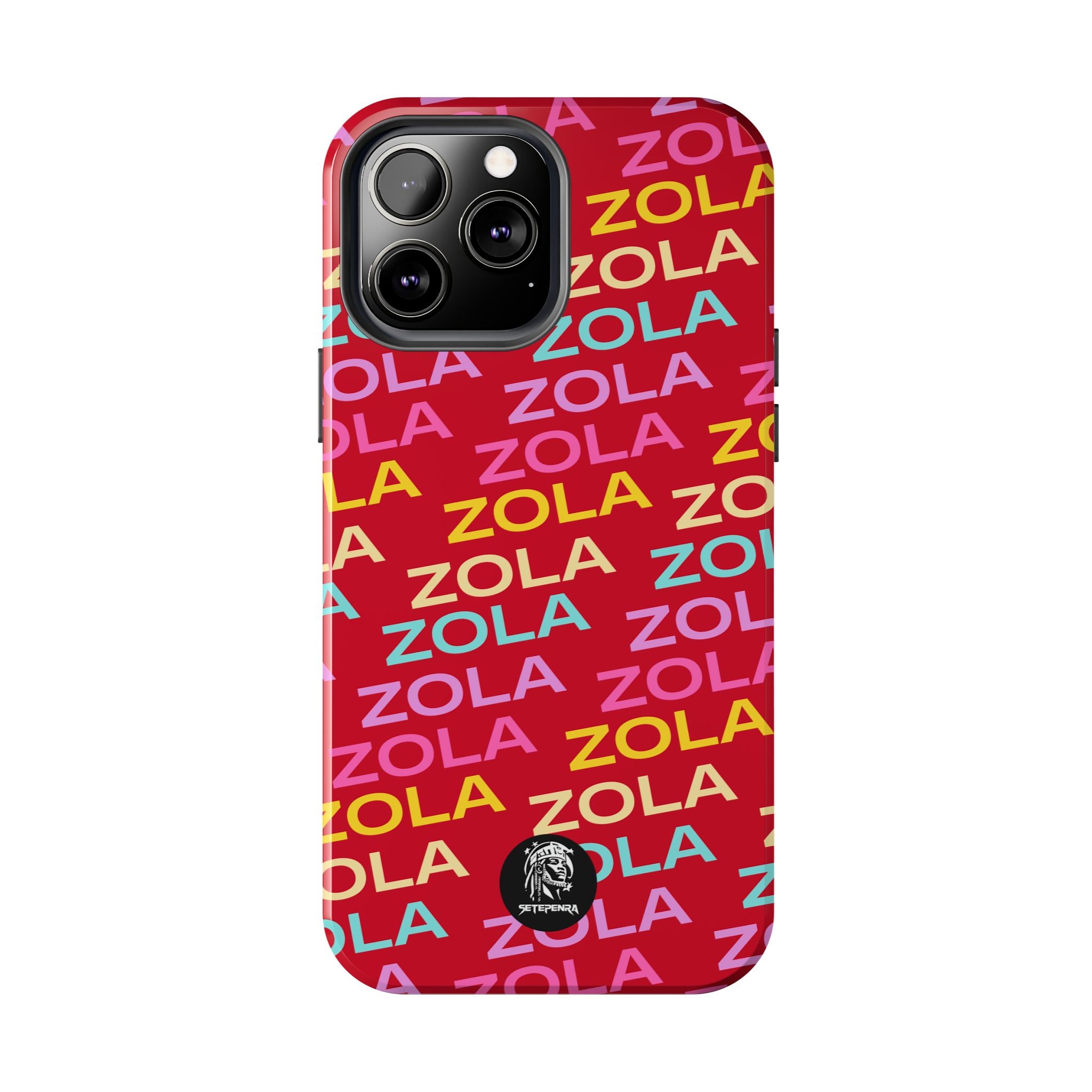 Zola Tough Phone Case (For iPhone, Galaxy & More) - Dark Red
