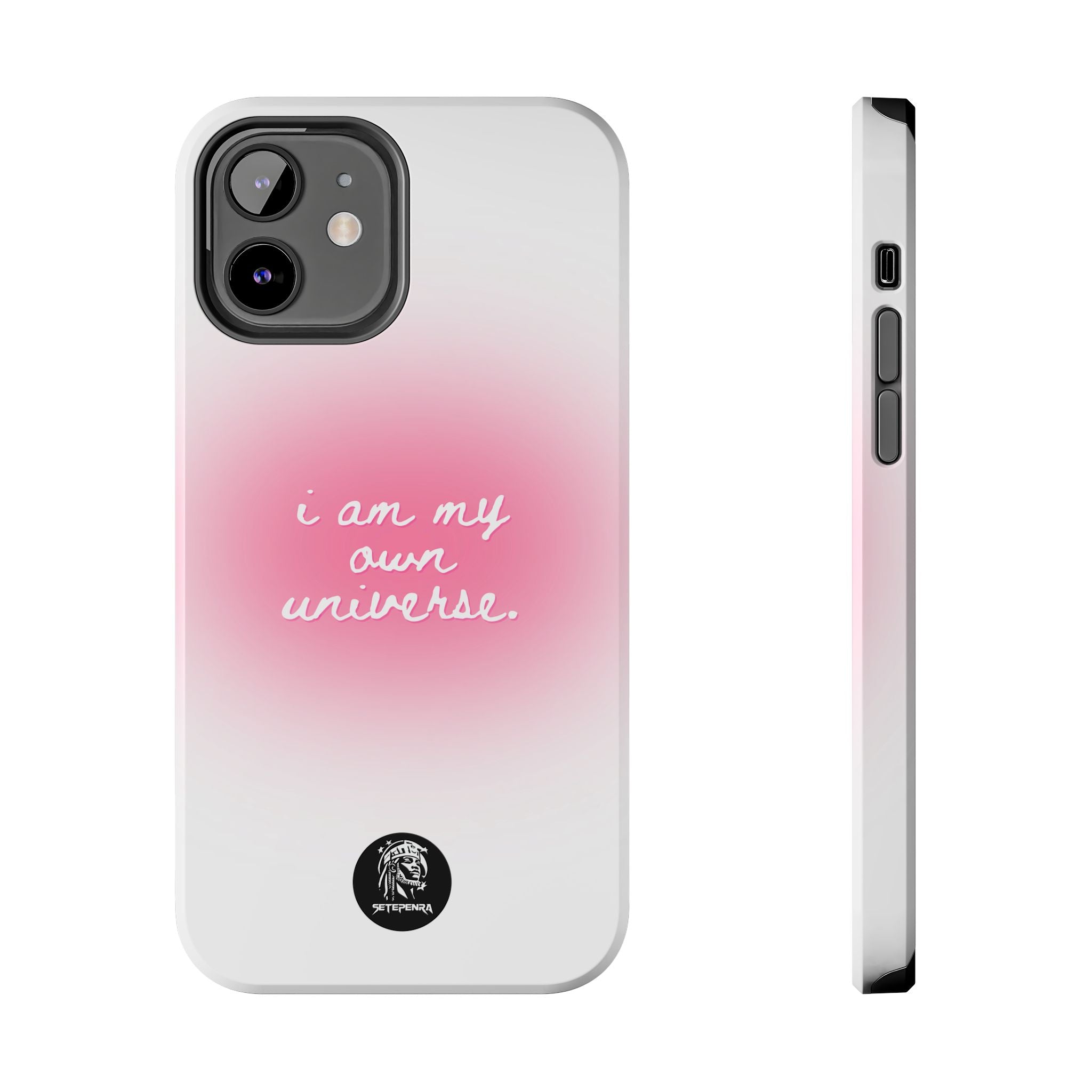 I Am My Own Universe Tough Phone Case (For iPhone, Galaxy & More) - White SETEPENRA Phone Case.
