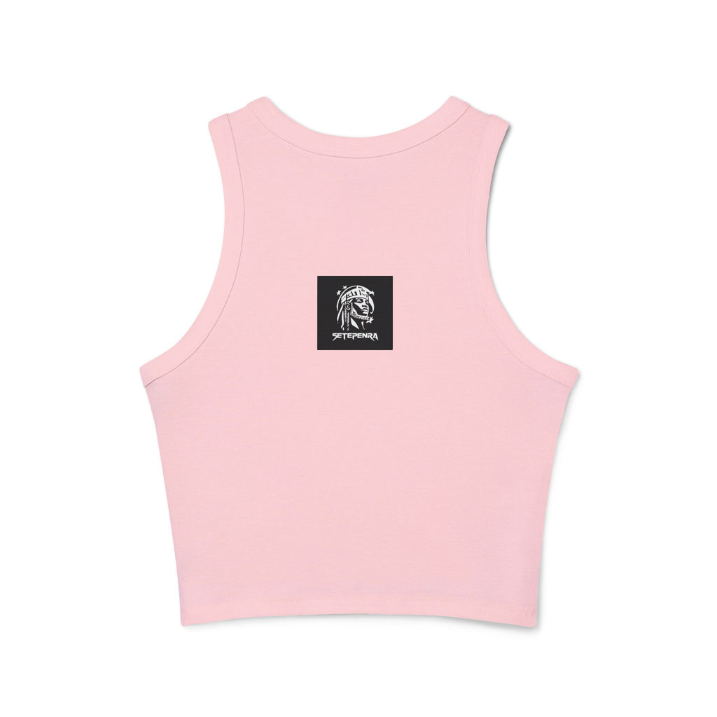 Don't Give A Hoot Women's Micro Rib Racer Tank Top SETEPENRA Tank Top.