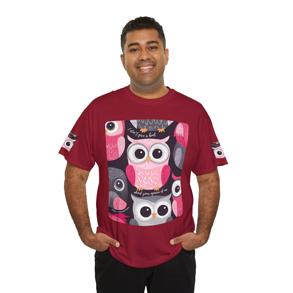Don't Give A Hoot Unisex Heavy Cotton Tee