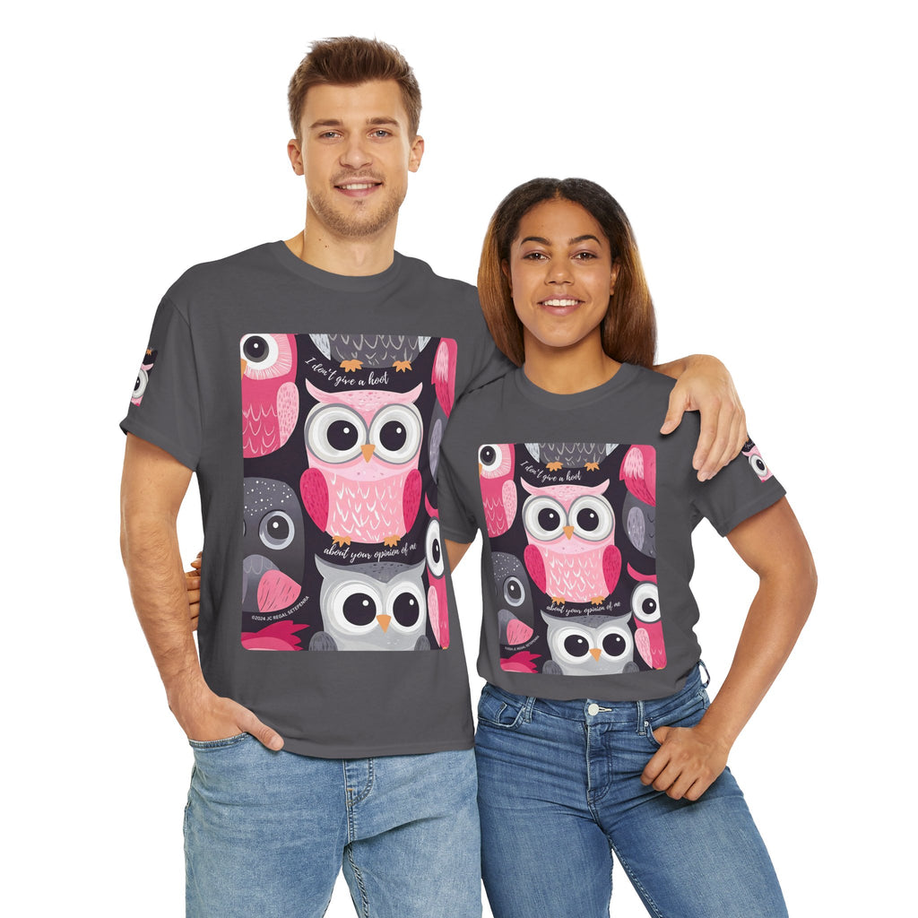 Don't Give A Hoot Unisex Heavy Cotton Tee