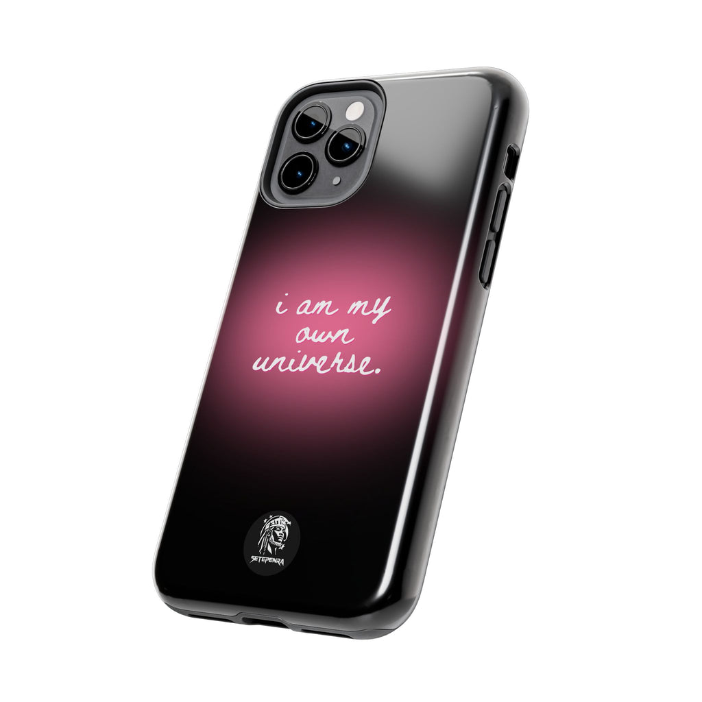 I Am My Own Universe Tough Phone Case (For iPhone, Galaxy & More) - Black