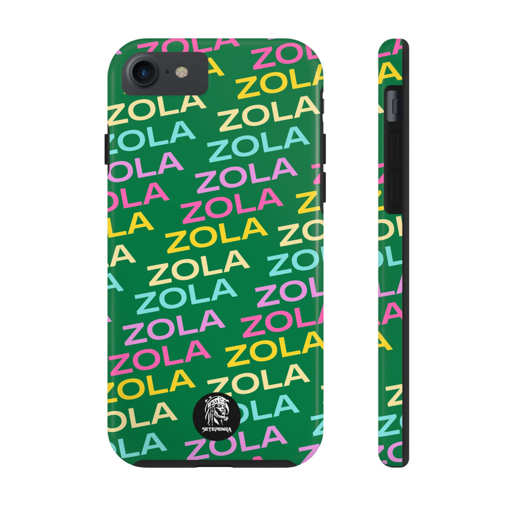 Zola Tough Phone Case (For iPhone, Galaxy & More) - Dark Green SETEPENRA Phone Case.
