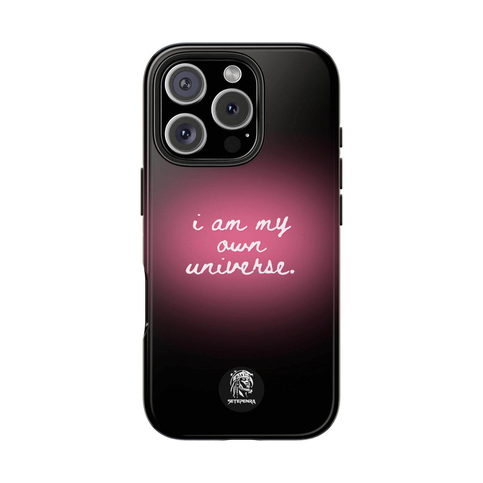 I Am My Own Universe Tough Phone Case (For iPhone, Galaxy & More) - Black