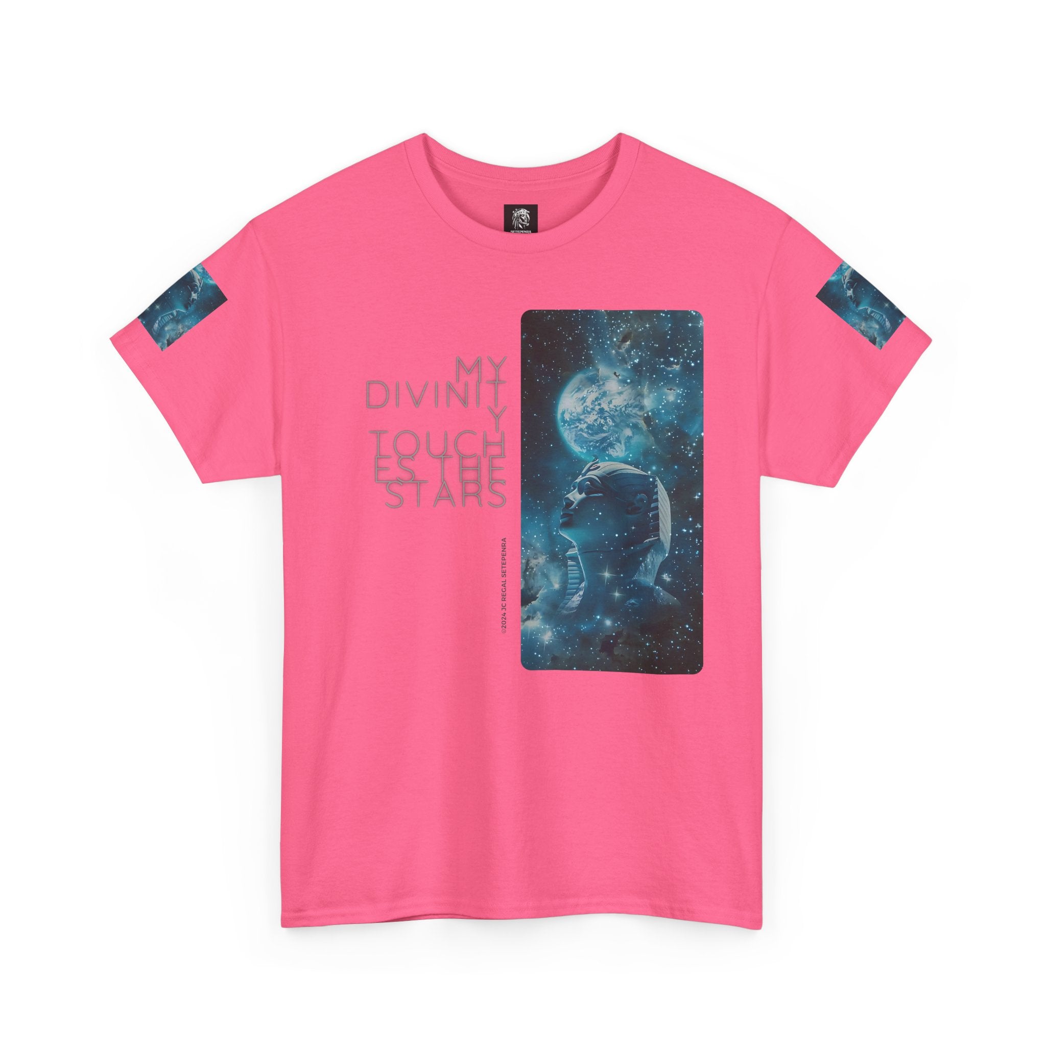 My Divinity Touches The Stars Unisex Heavy Cotton Tee SETEPENRA T-Shirt.