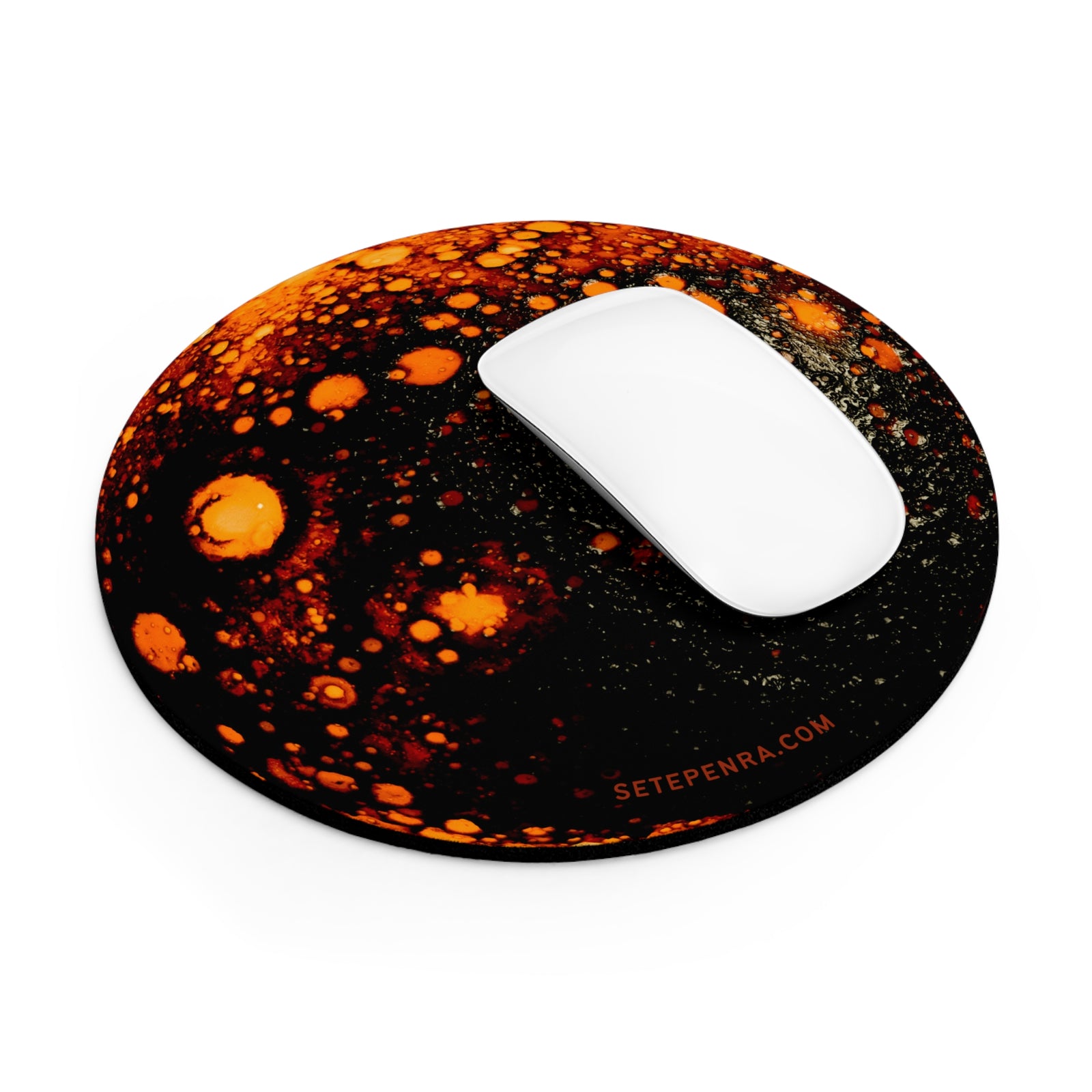 Cosmic Spaces Neoprene Mousepad - Burnt Planet
