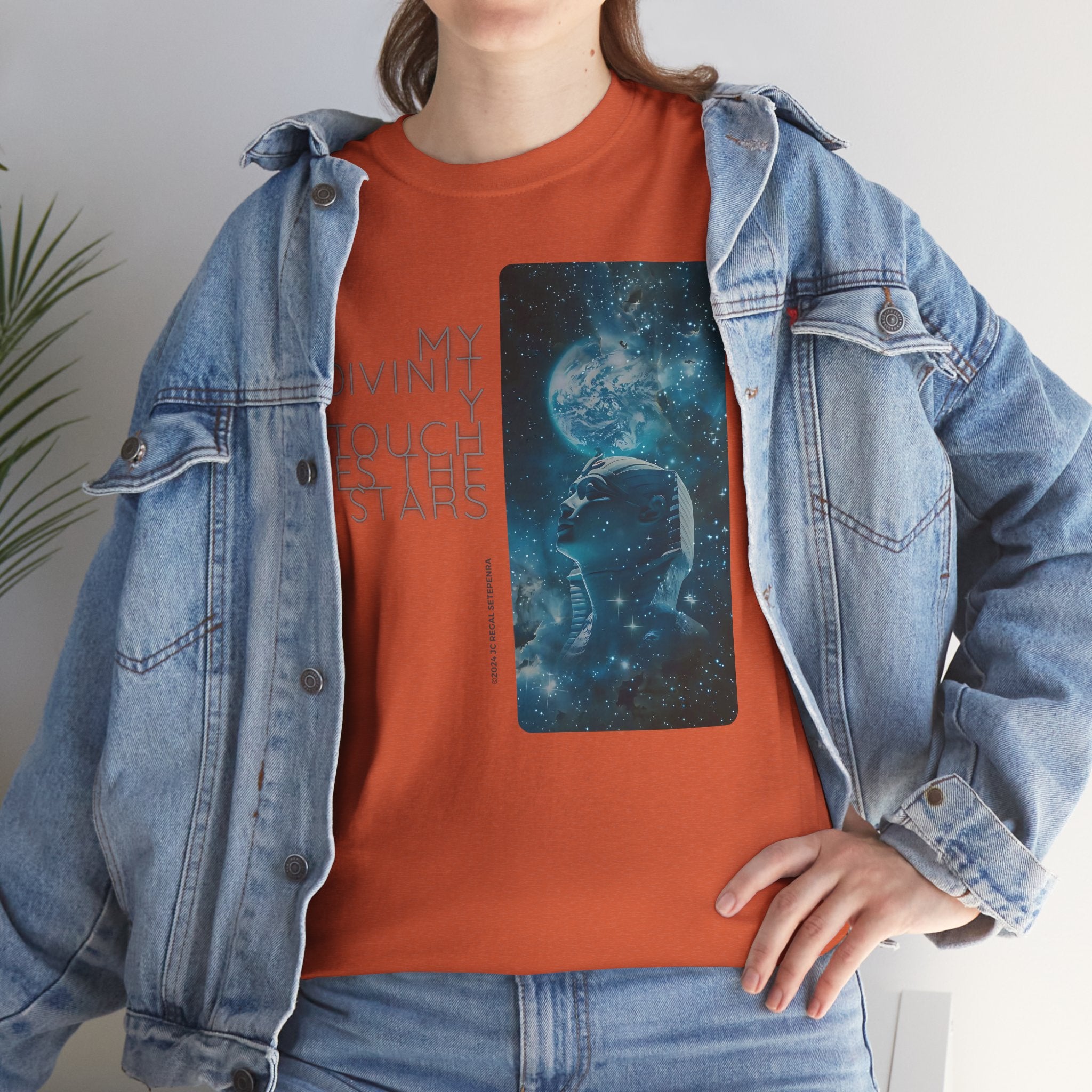 My Divinity Touches The Stars Unisex Heavy Cotton Tee