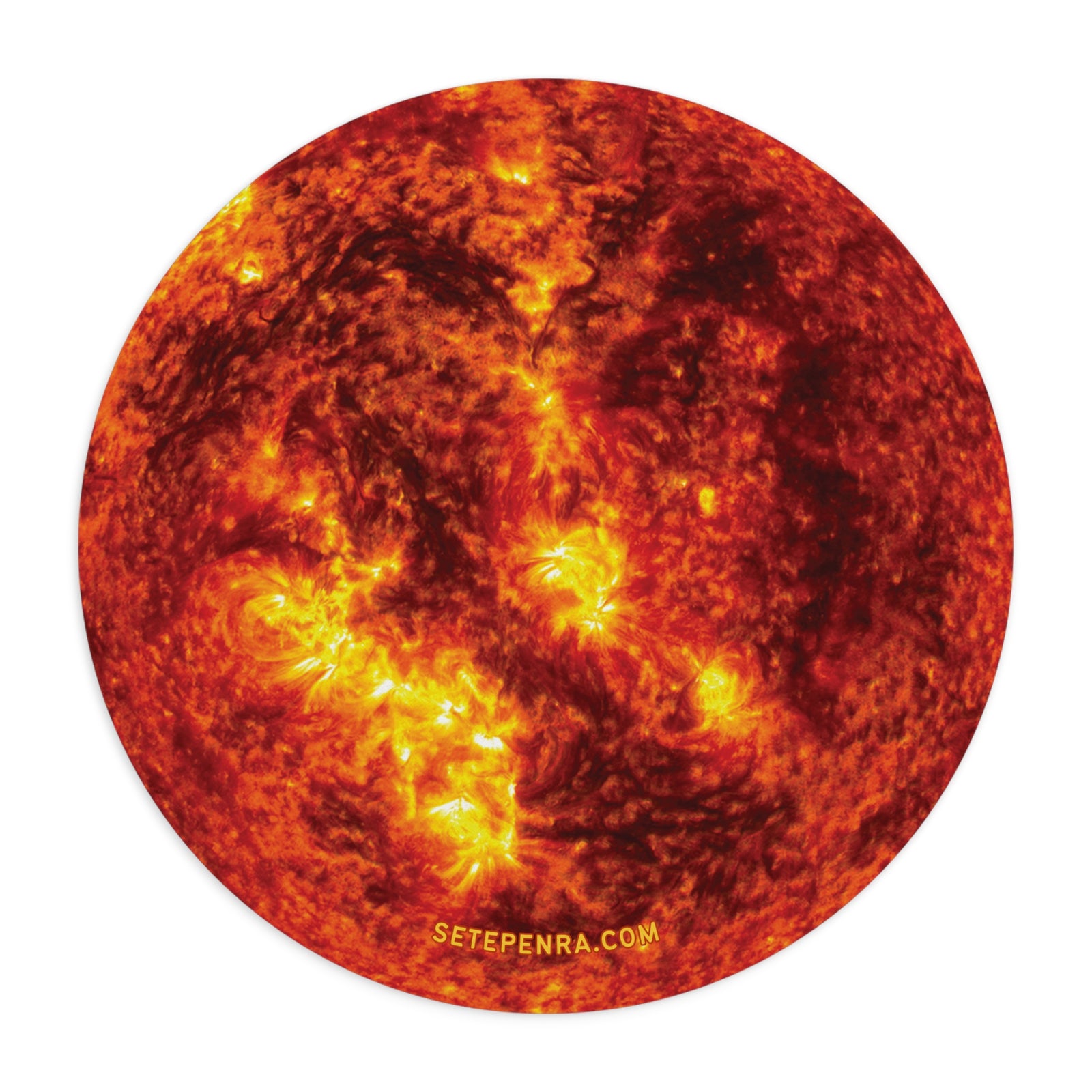 Cosmic Spaces Neoprene Mousepad - Sun