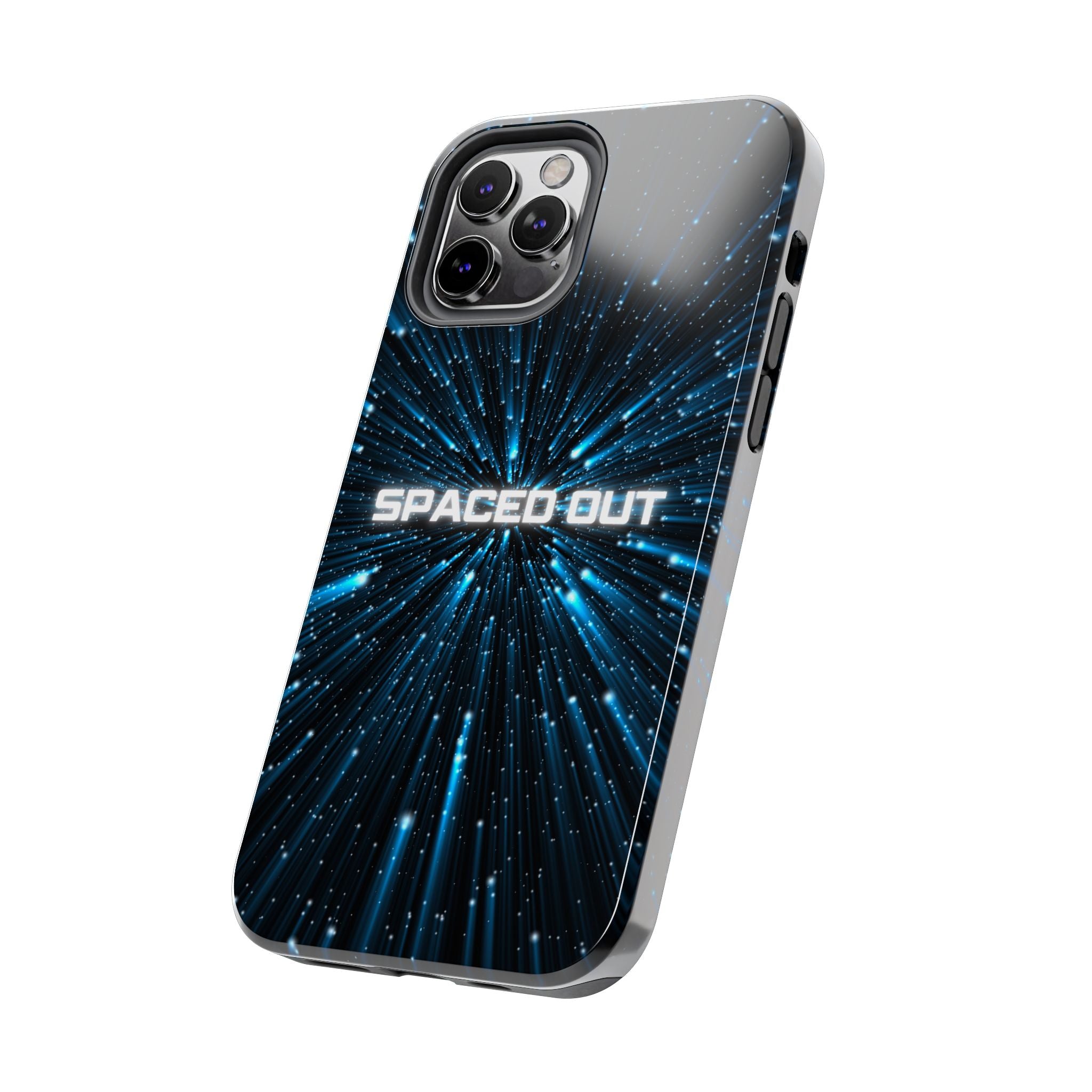 Spaced Out Tough Phone Case — Cosmic Space Warp Protective Cover
