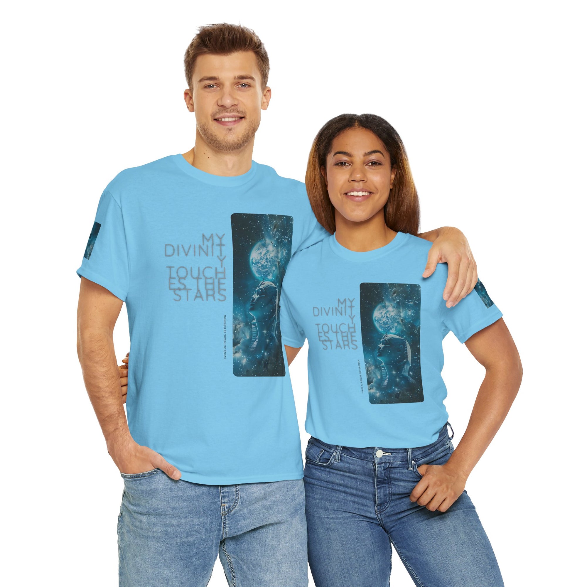 My Divinity Touches The Stars Unisex Heavy Cotton Tee