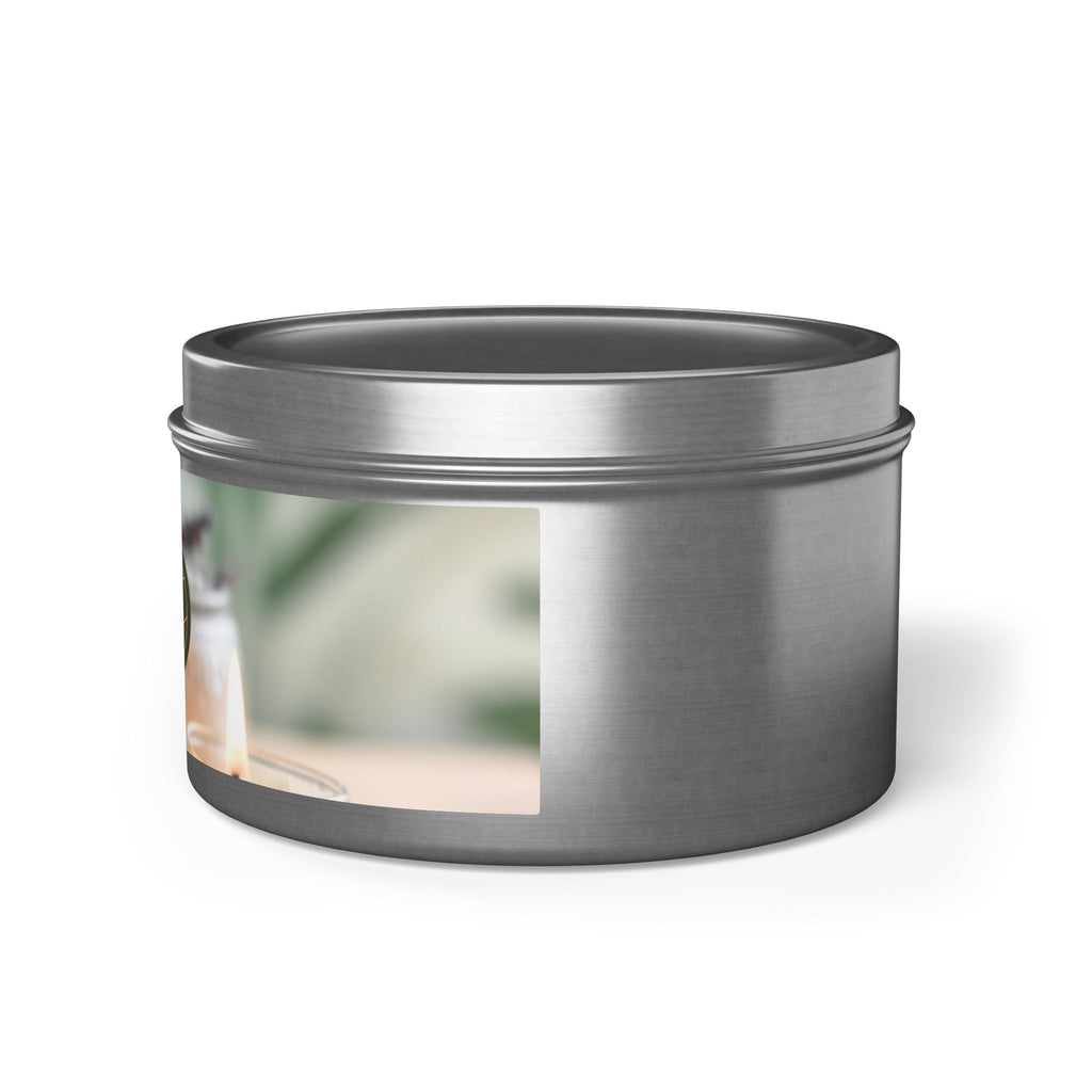 Scintillating Scents by SETEPENRA Tin Candles - Gold, Silver, Black (4oz, 8oz)