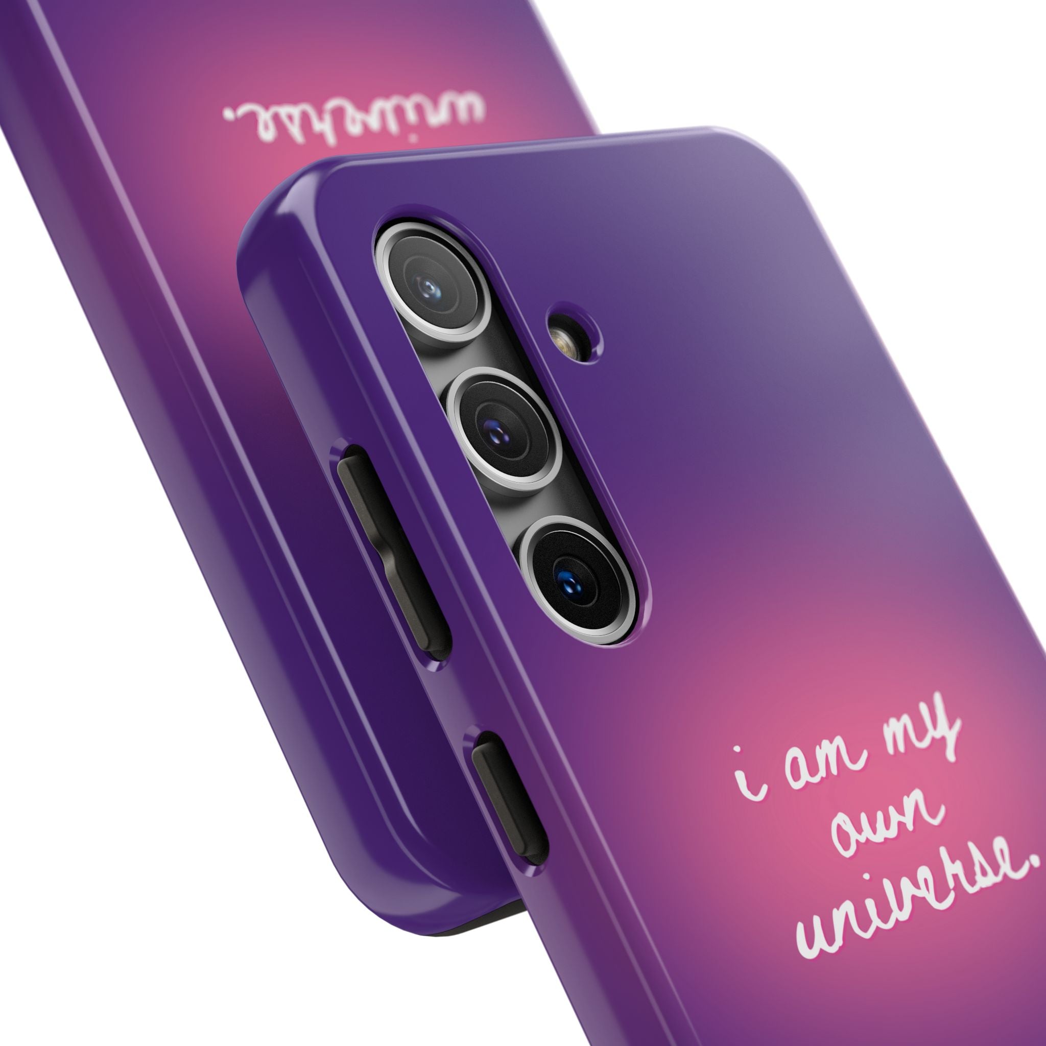 I Am My Own Universe Tough Phone Case (For iPhone, Galaxy & More) - Purple