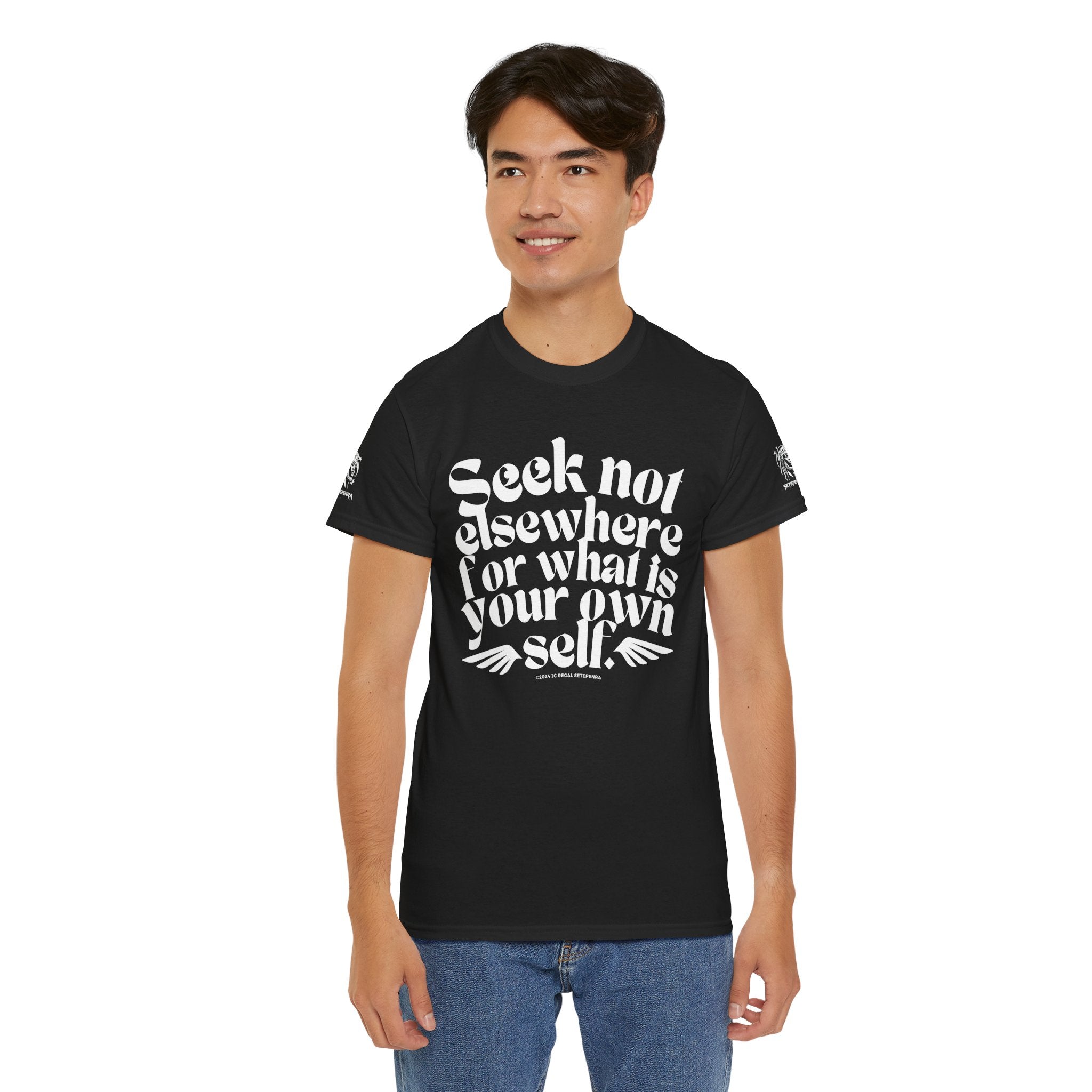Seek Not Elsewhere Unisex Heavy Cotton Tee
