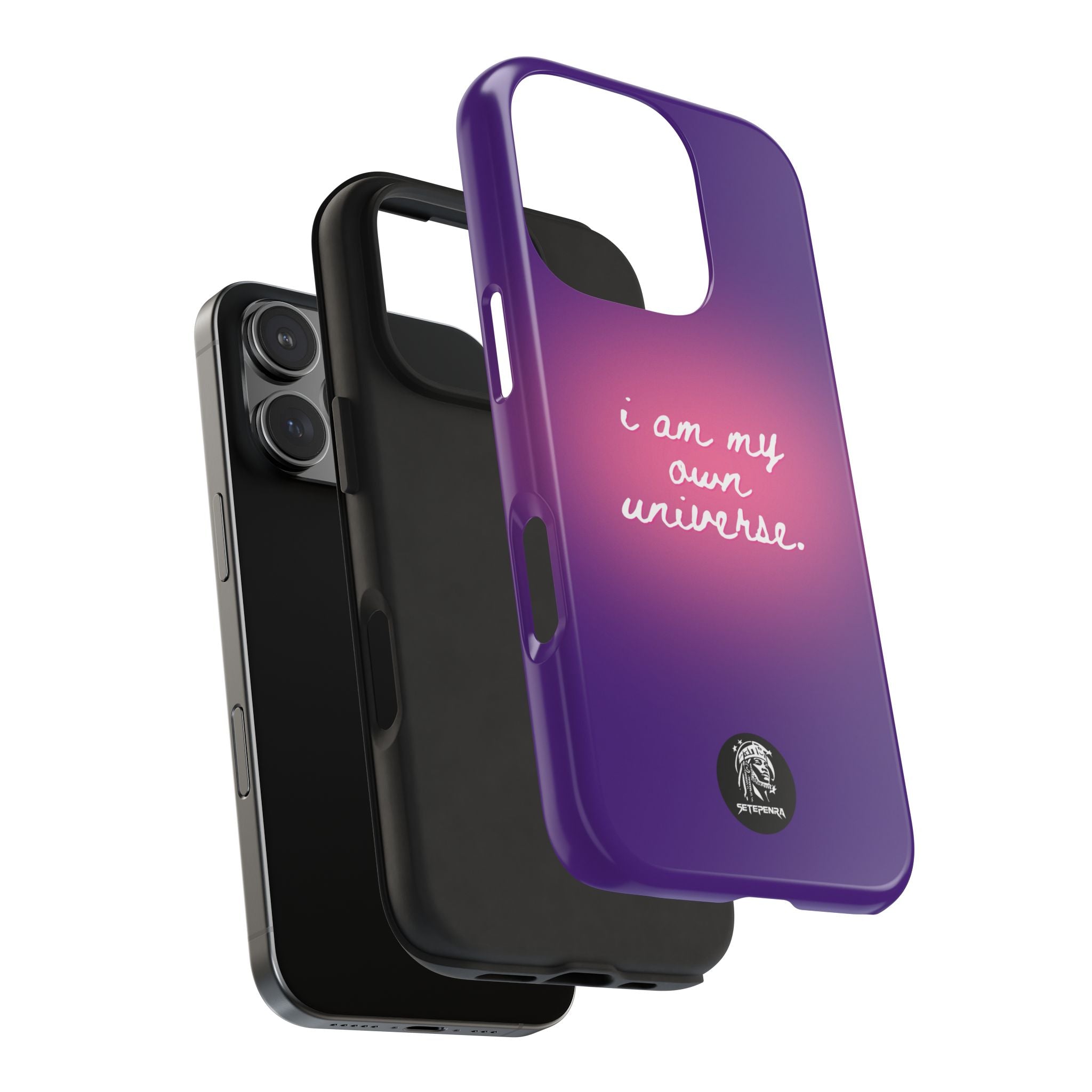 I Am My Own Universe Tough Phone Case (For iPhone, Galaxy & More) - Purple