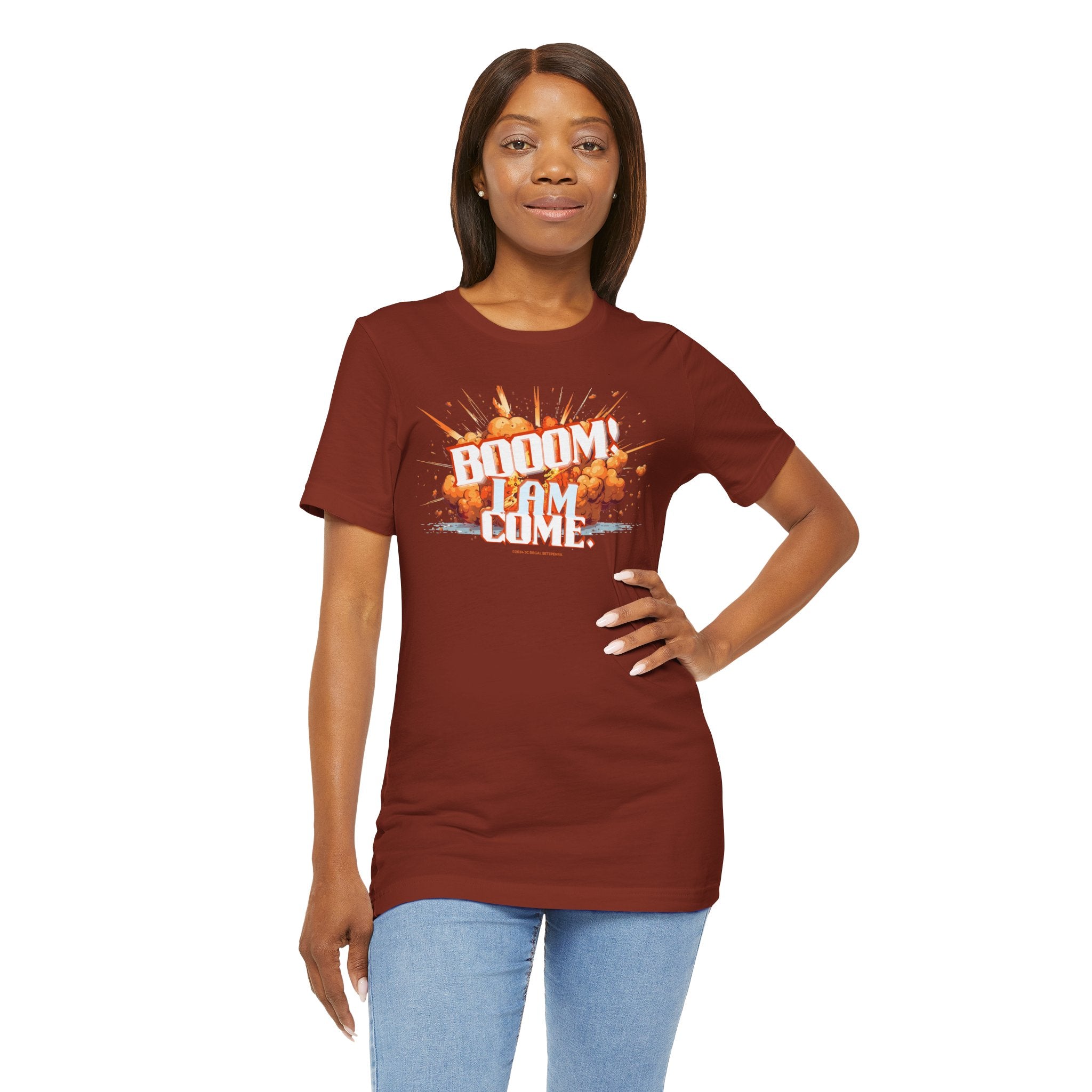 BOOOM! I AM COME Unisex Jersey Short Sleeve Tee