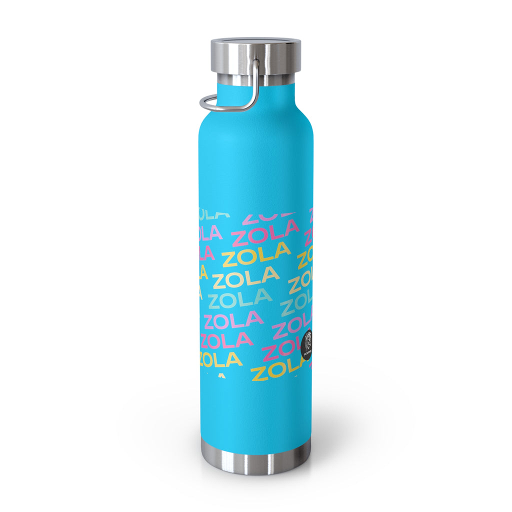 Zola Copper Vacuum Insulated Bottle, 22oz