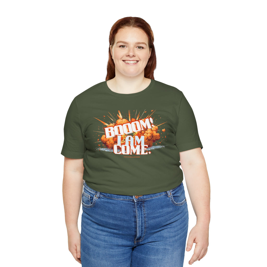 BOOOM! I AM COME Unisex Jersey Short Sleeve Tee