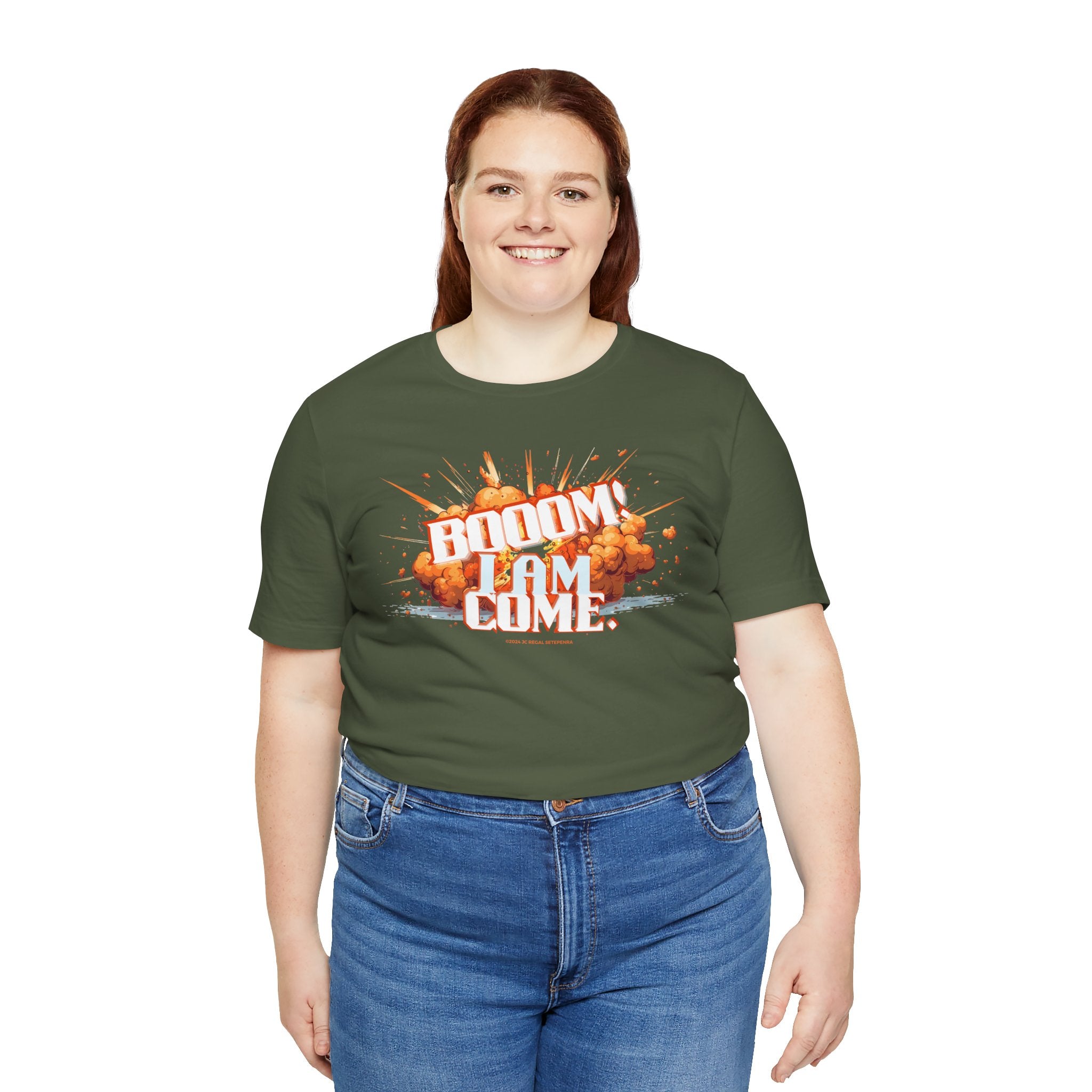 BOOOM! I AM COME Unisex Jersey Short Sleeve Tee