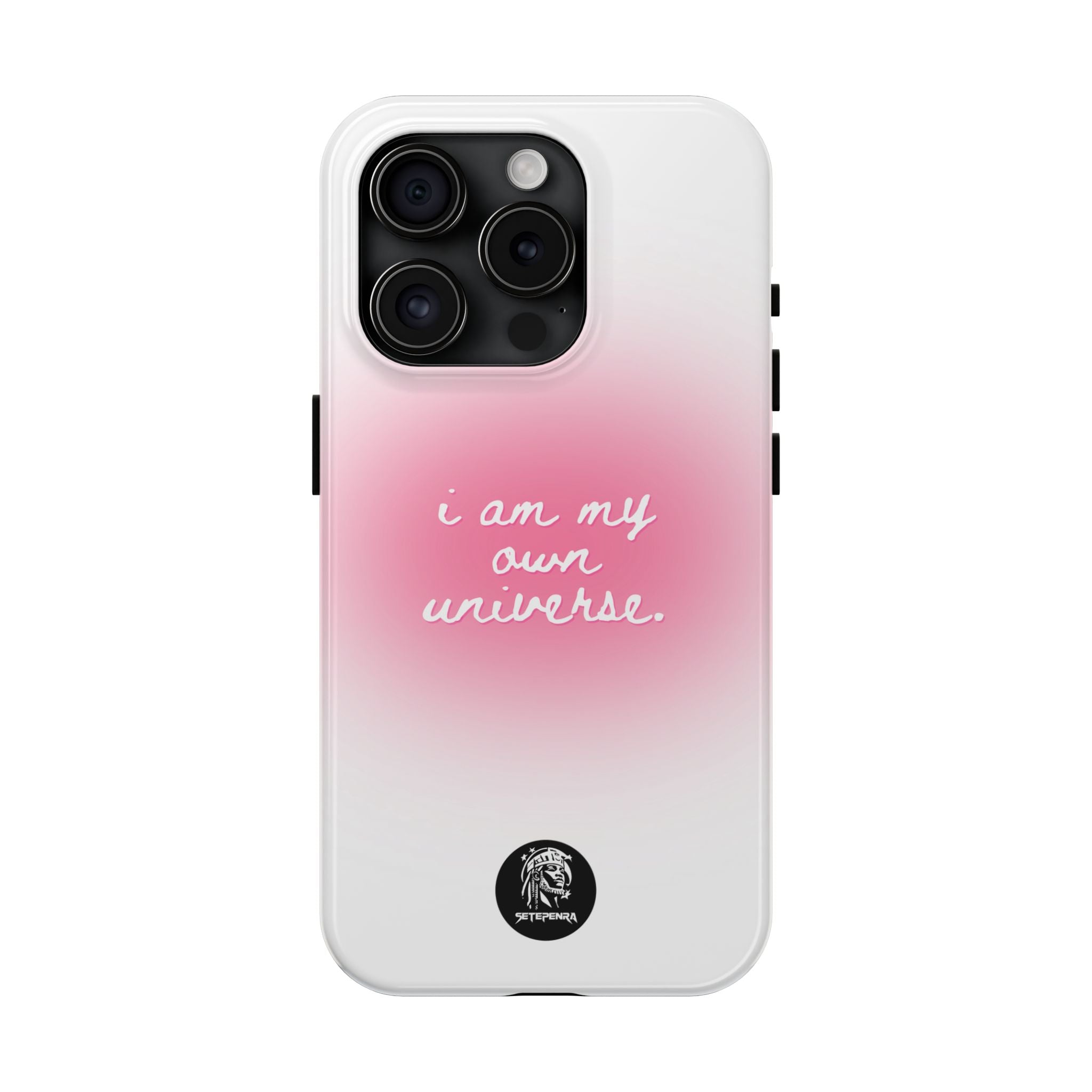 I Am My Own Universe Tough Phone Case (For iPhone, Galaxy & More) - White