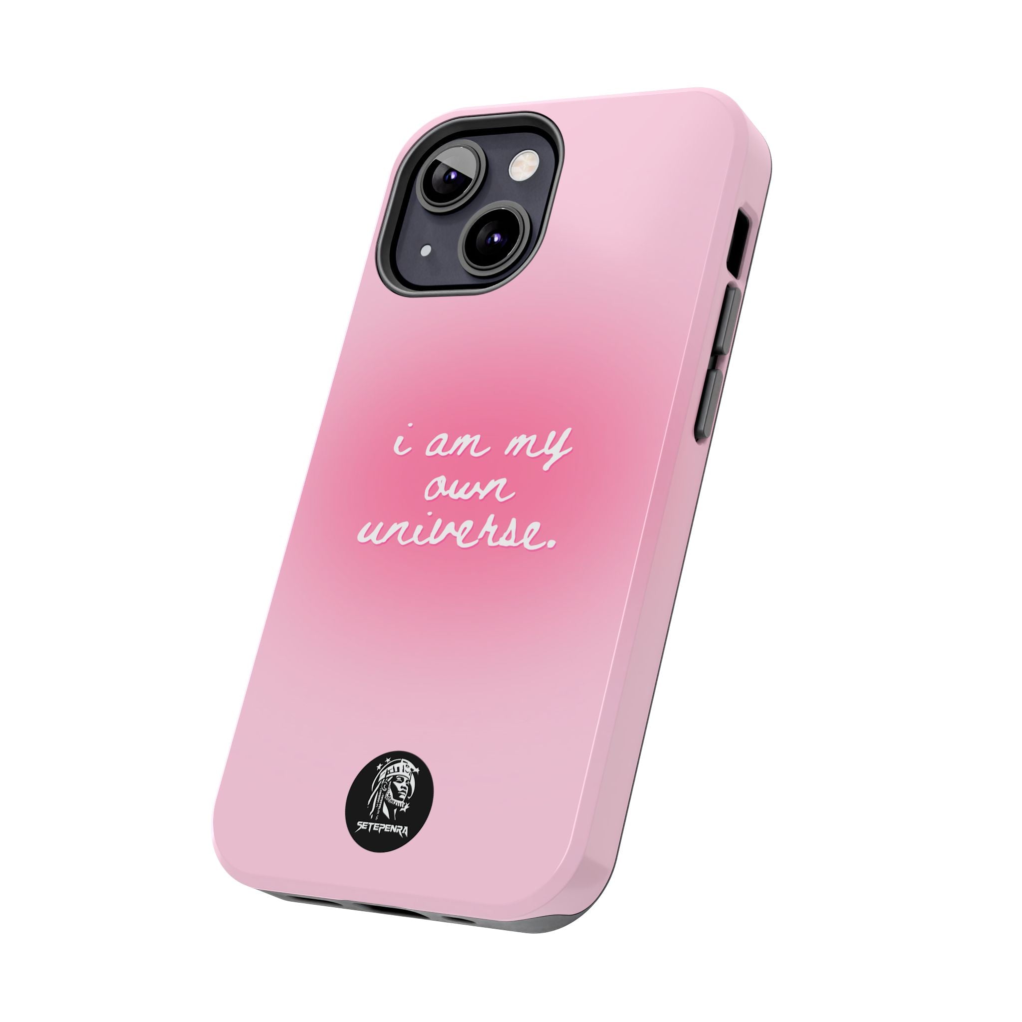 I Am My Own Universe Tough Phone Case (For iPhone, Galaxy & More) - Light Pink