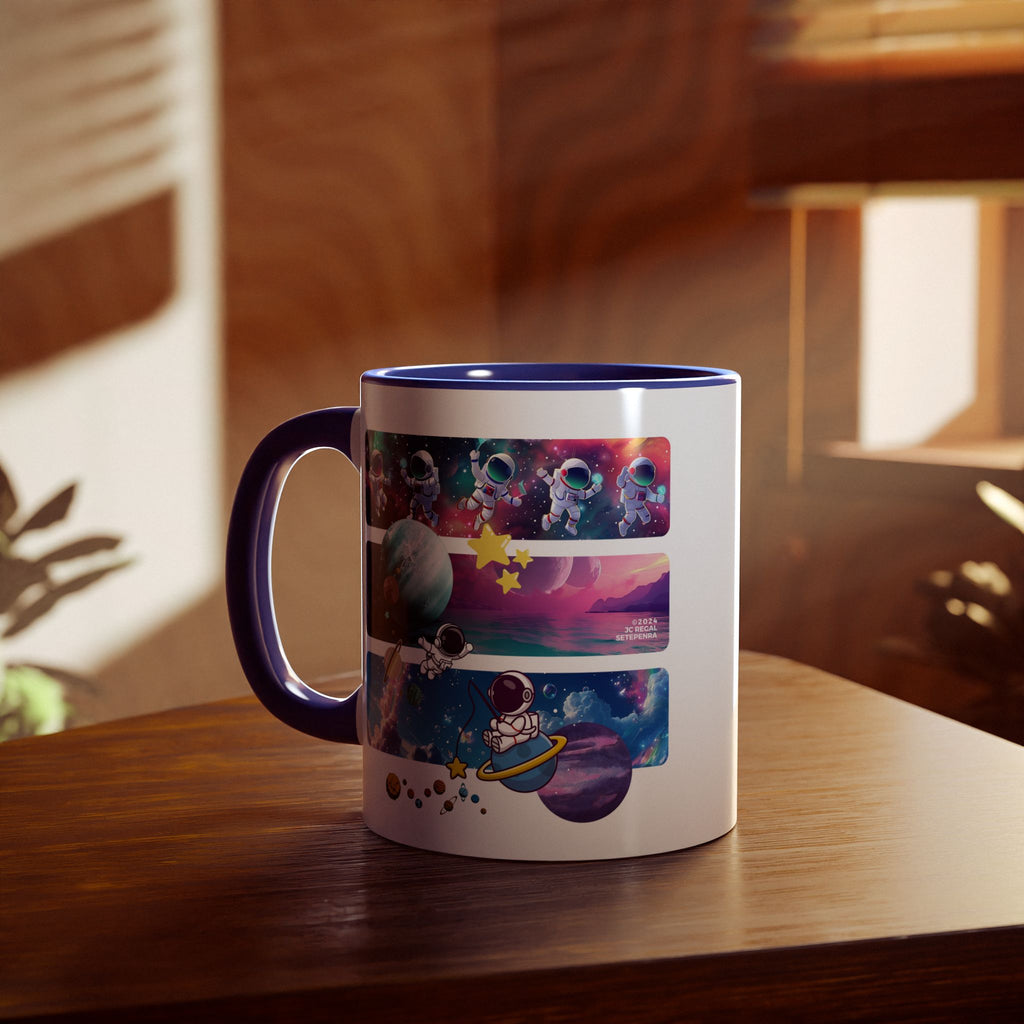 Astro Cosmo Accent Mug, 11oz (Various Colors)