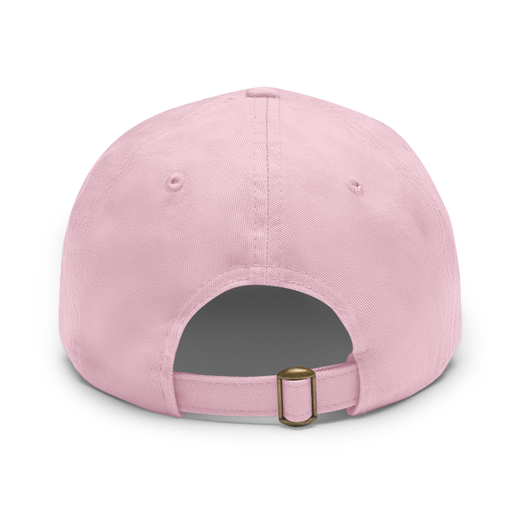 SETEPENRA Dad Hat with Leather Patch (Round)