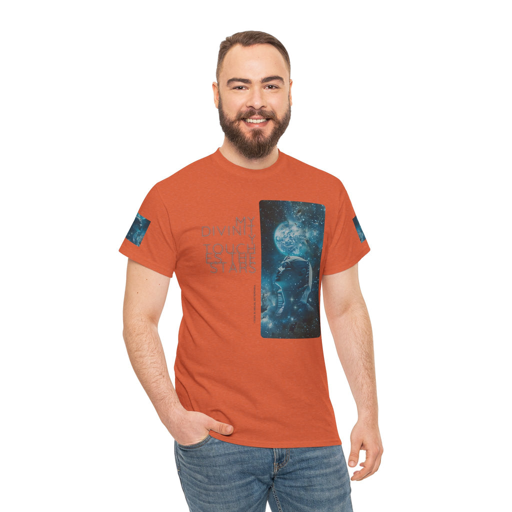 My Divinity Touches The Stars Unisex Heavy Cotton Tee