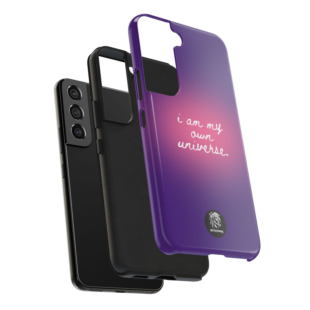 I Am My Own Universe Tough Phone Case (For iPhone, Galaxy & More) - Purple