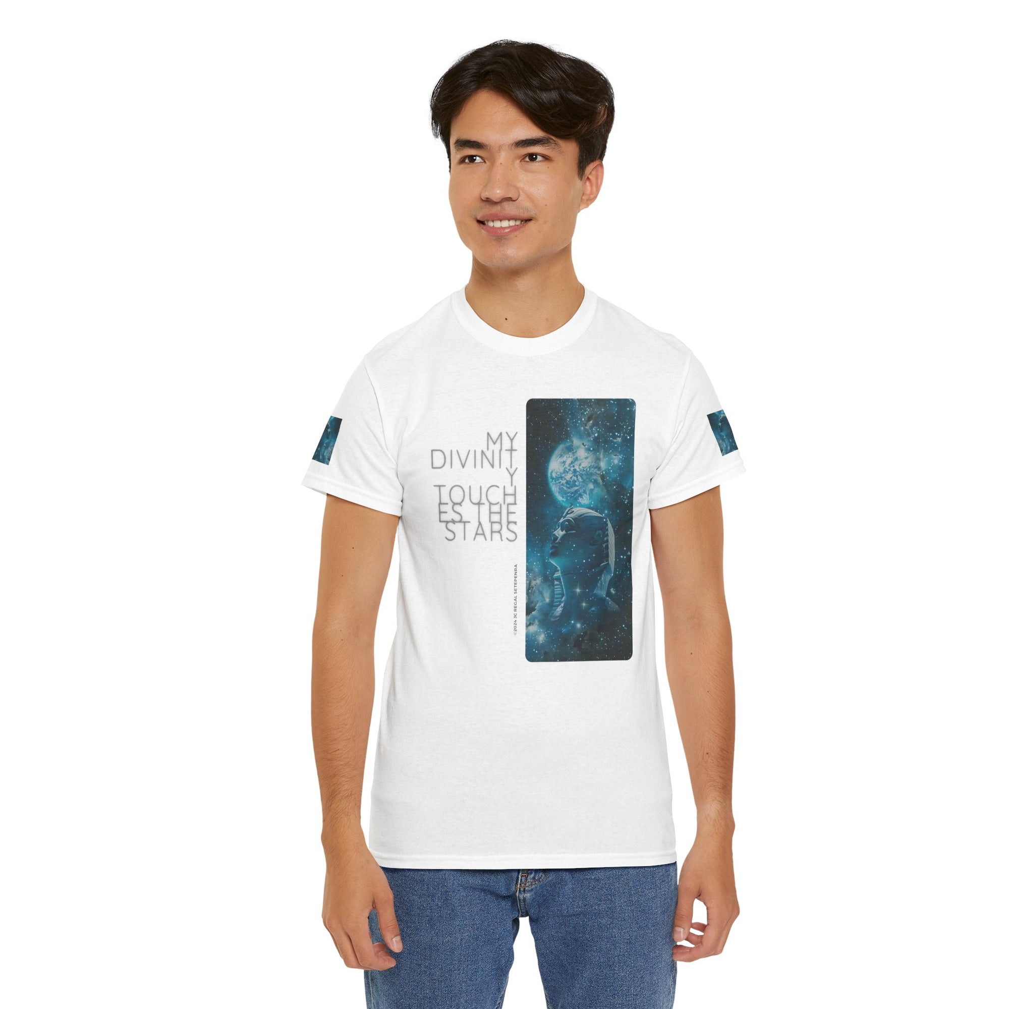 My Divinity Touches The Stars Unisex Heavy Cotton Tee