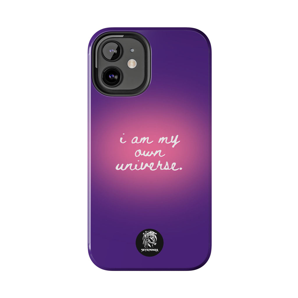 I Am My Own Universe Tough Phone Case (For iPhone, Galaxy & More) - Purple