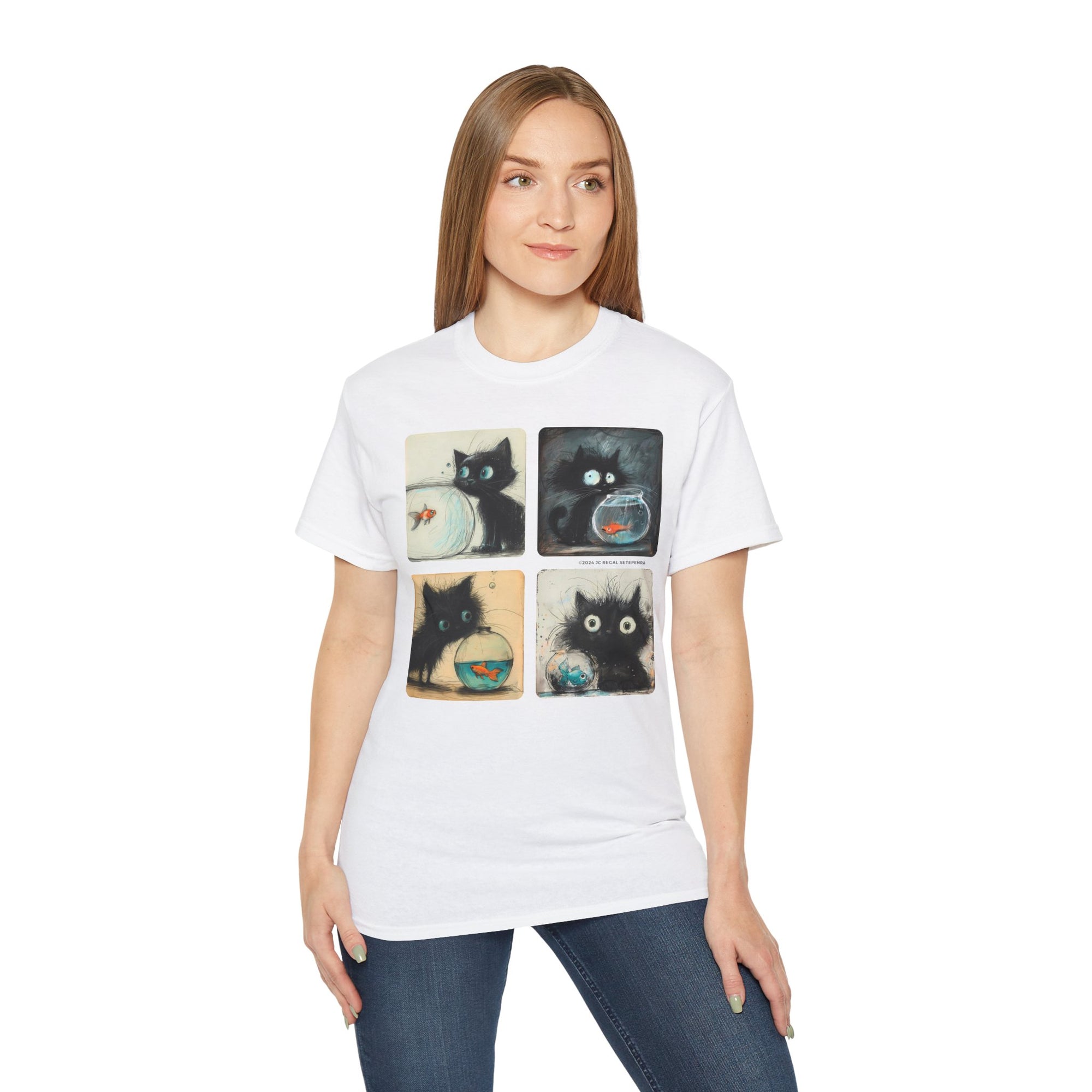 Fishy Kitty Unisex Ultra Cotton Tee