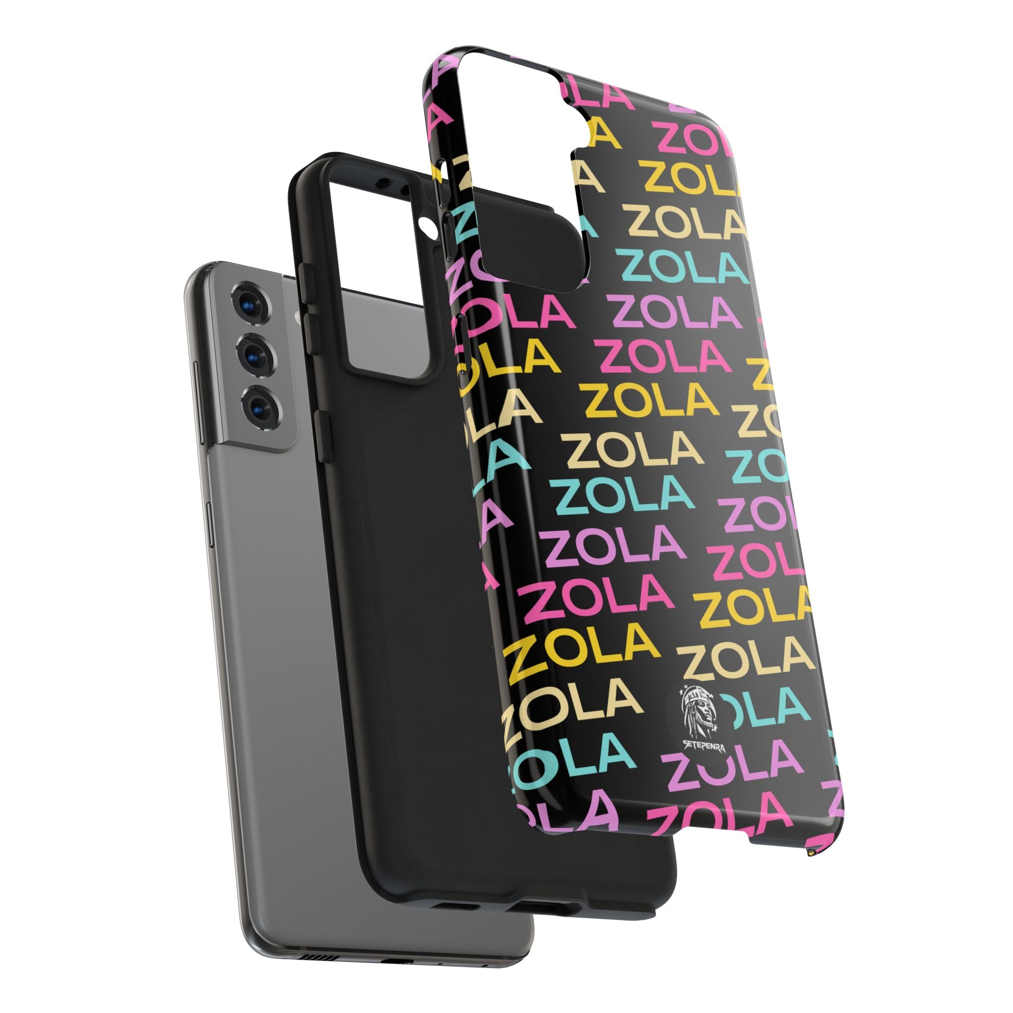 Zola Tough Phone Case (For iPhone, Galaxy & More) - Black SETEPENRA Phone Case.