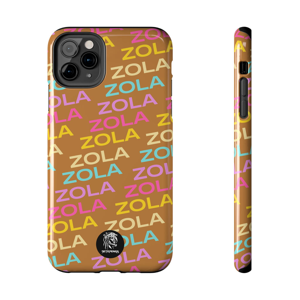 Zola Tough Phone Case (For iPhone, Galaxy & More) - Light Brown SETEPENRA Phone Case.