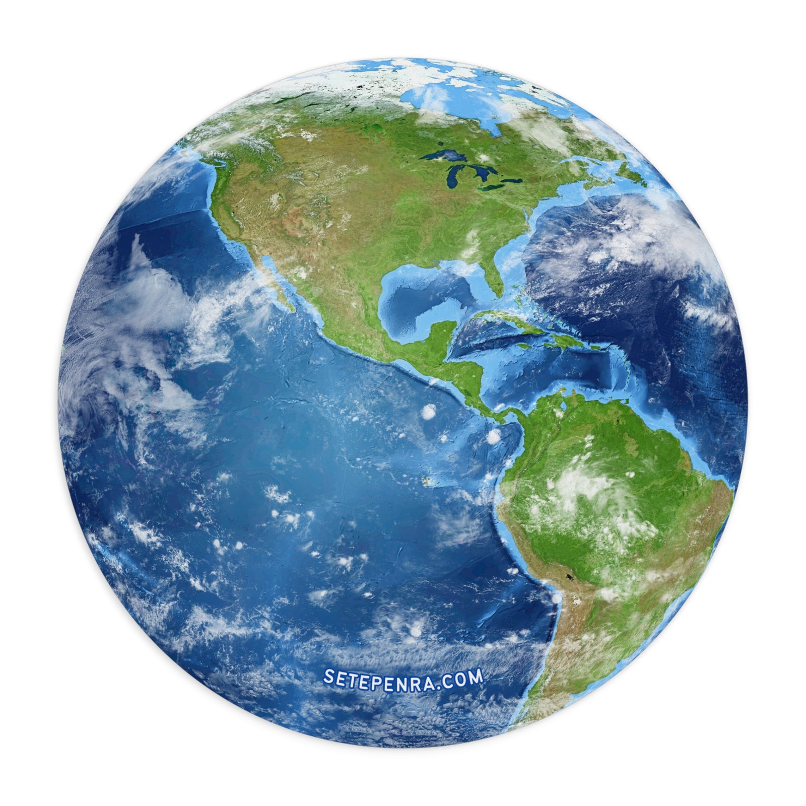 Cosmic Spaces Neoprene Mousepad - Earth Globe 1
