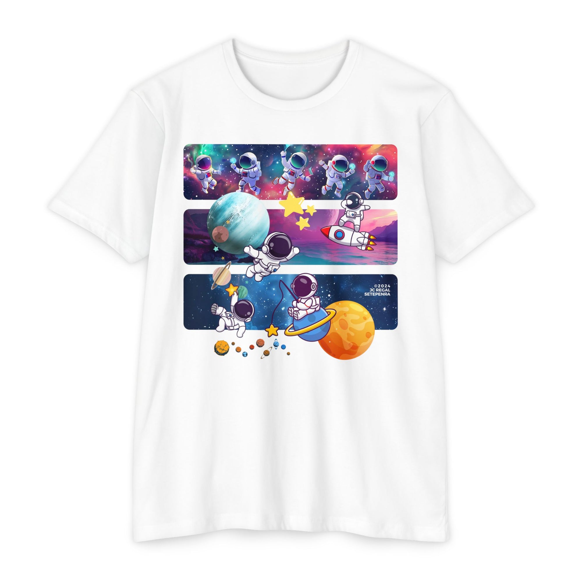 Astro Cosmo (V2.0) Unisex CVC Jersey T-shirt SETEPENRA T-Shirt.