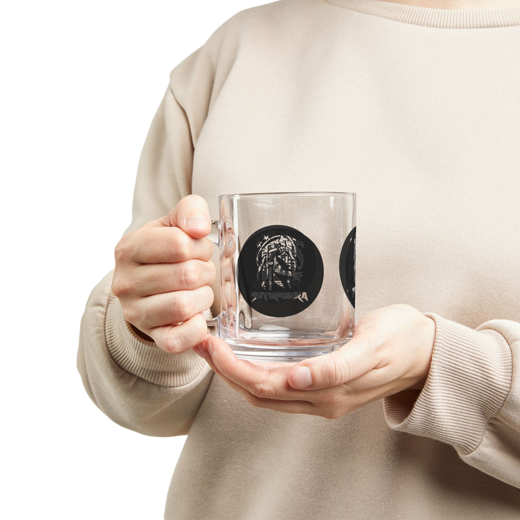 SETEPENRA Glass Mug, 10oz