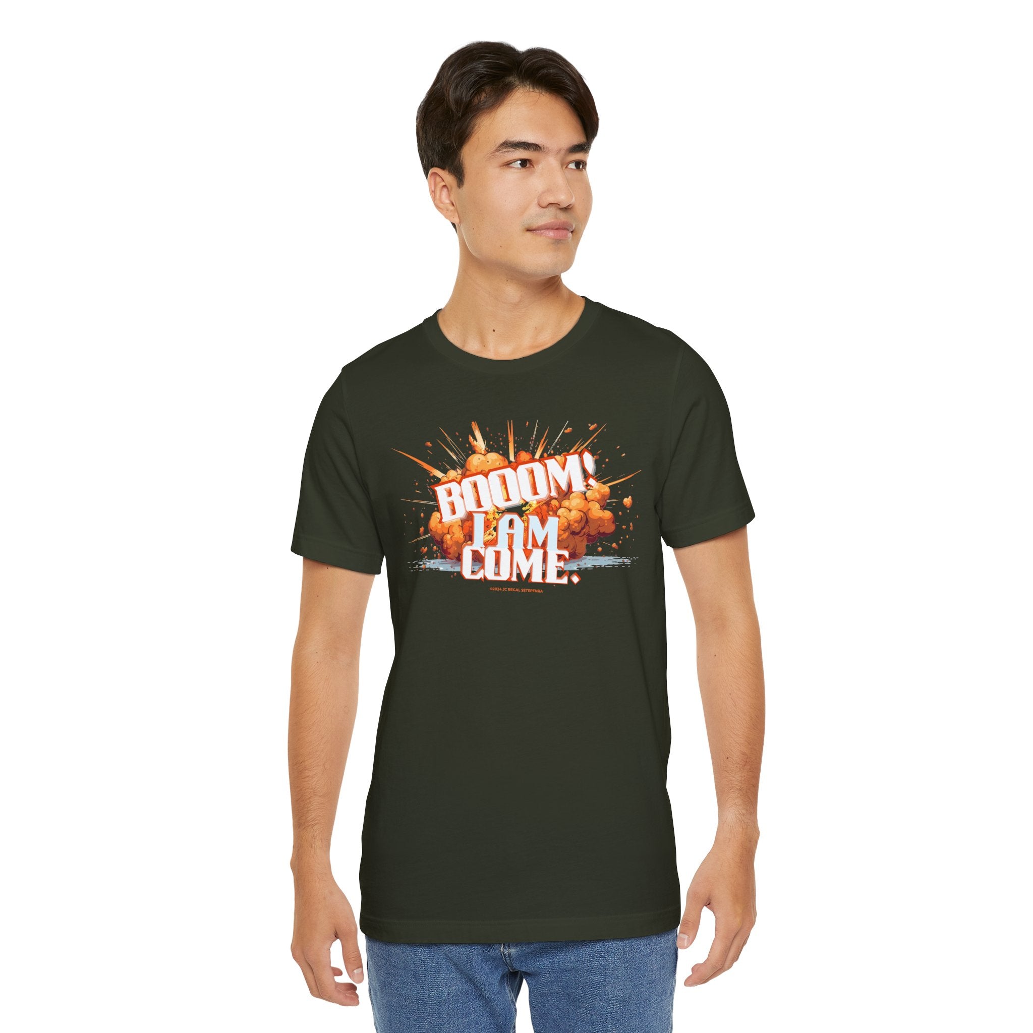 BOOOM! I AM COME Unisex Jersey Short Sleeve Tee