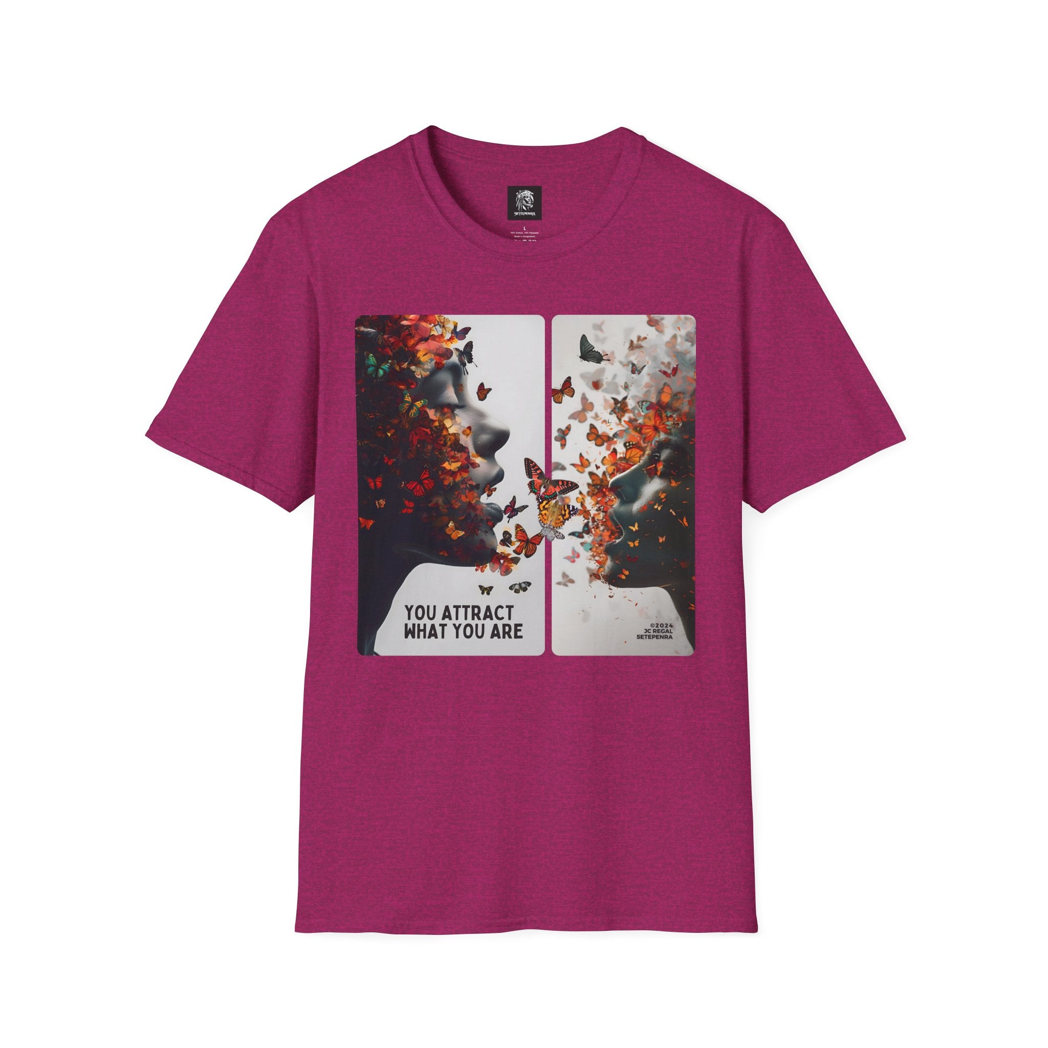 You Attract What You Are (1st Edition) Unisex Softstyle T-Shirt SETEPENRA T-Shirt.