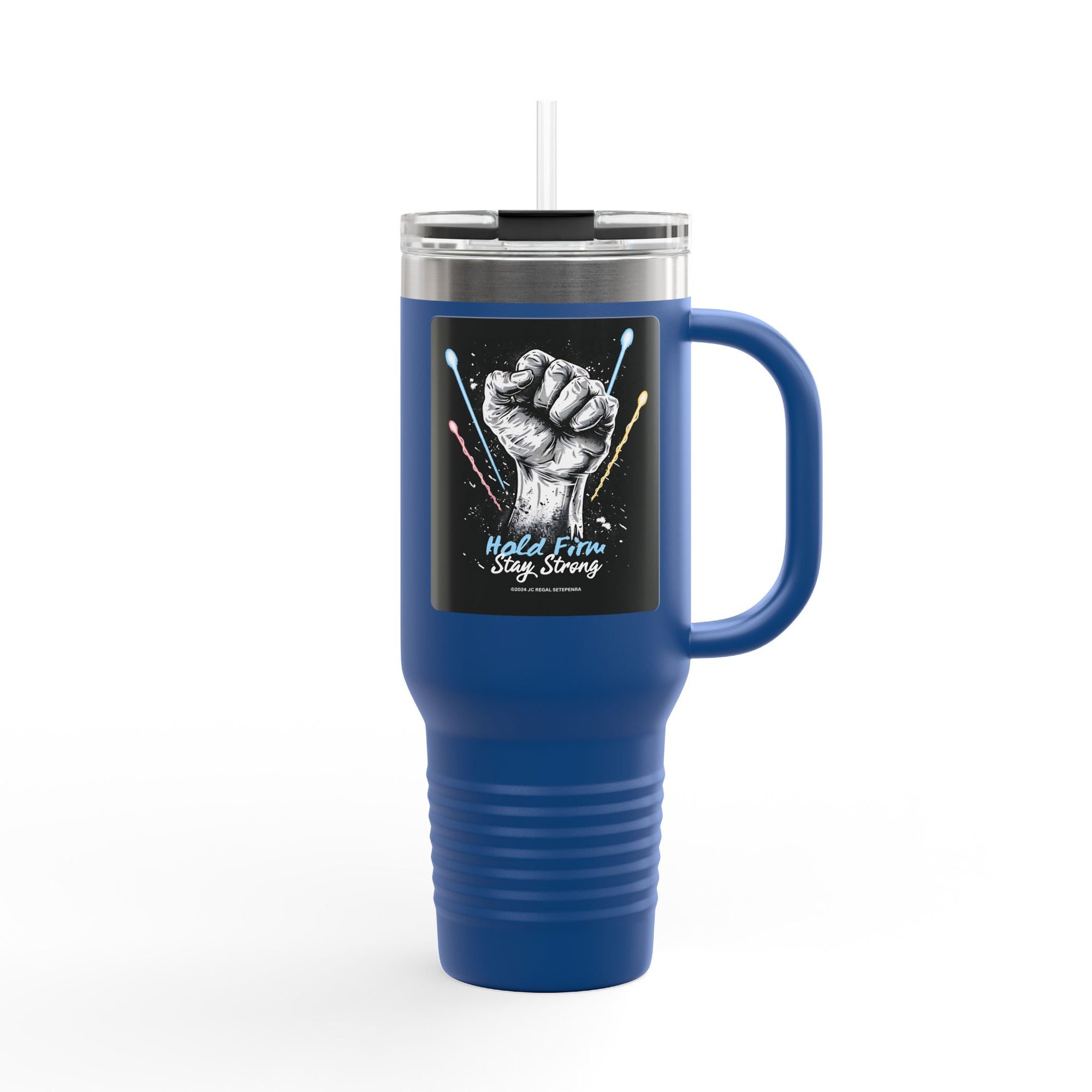 Hold Firm Stay Strong Insulated Travel Mug, 40oz