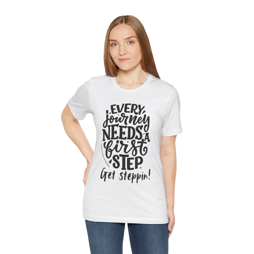 Get Steppin! Jersey Short Sleeve Tee